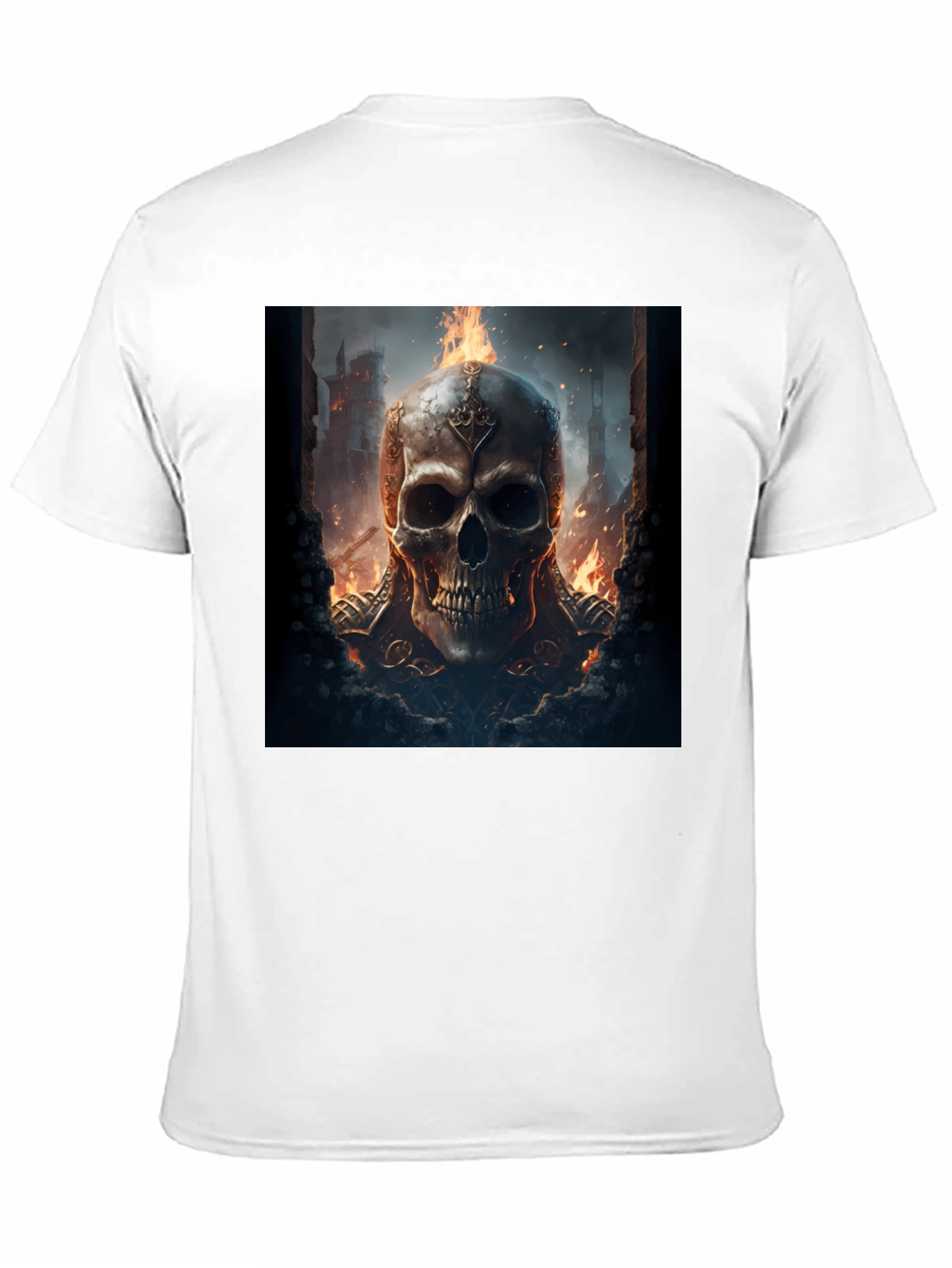 Skull Graphic Black T-Shirt - Edgy Fashion