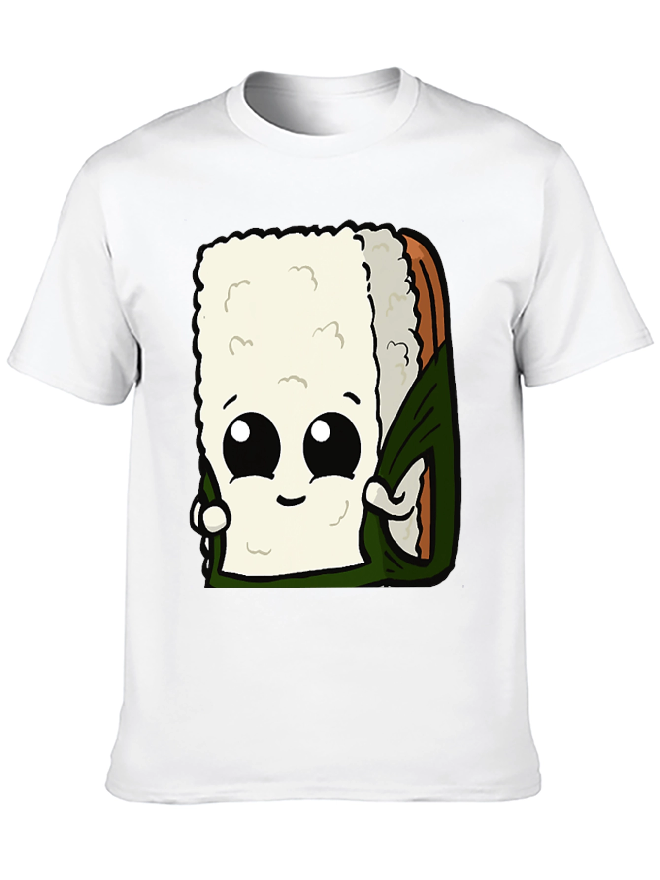 Sushi Roll Graphic Tee - Funny Food Shirt