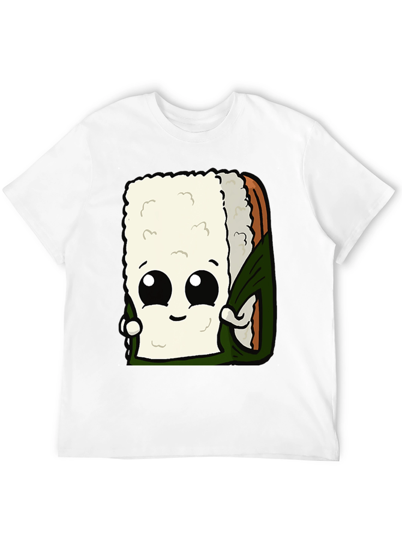 Sushi Roll Graphic Tee - Funny Food Shirt
