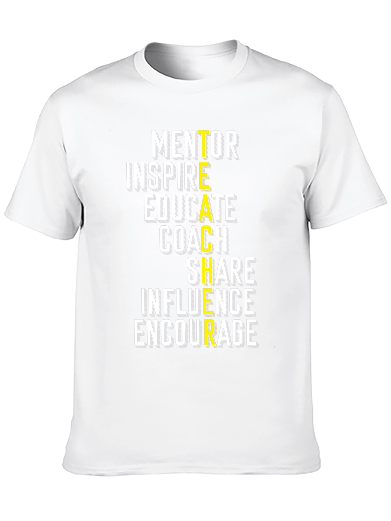 Teacher Inspiration T-Shirt - Mentor Inspire Educate