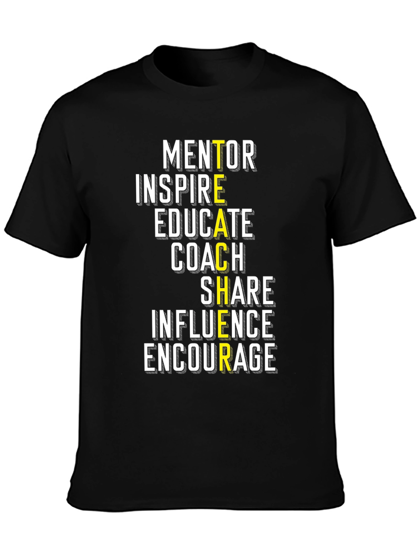 Teacher Inspiration T-Shirt - Mentor Inspire Educate