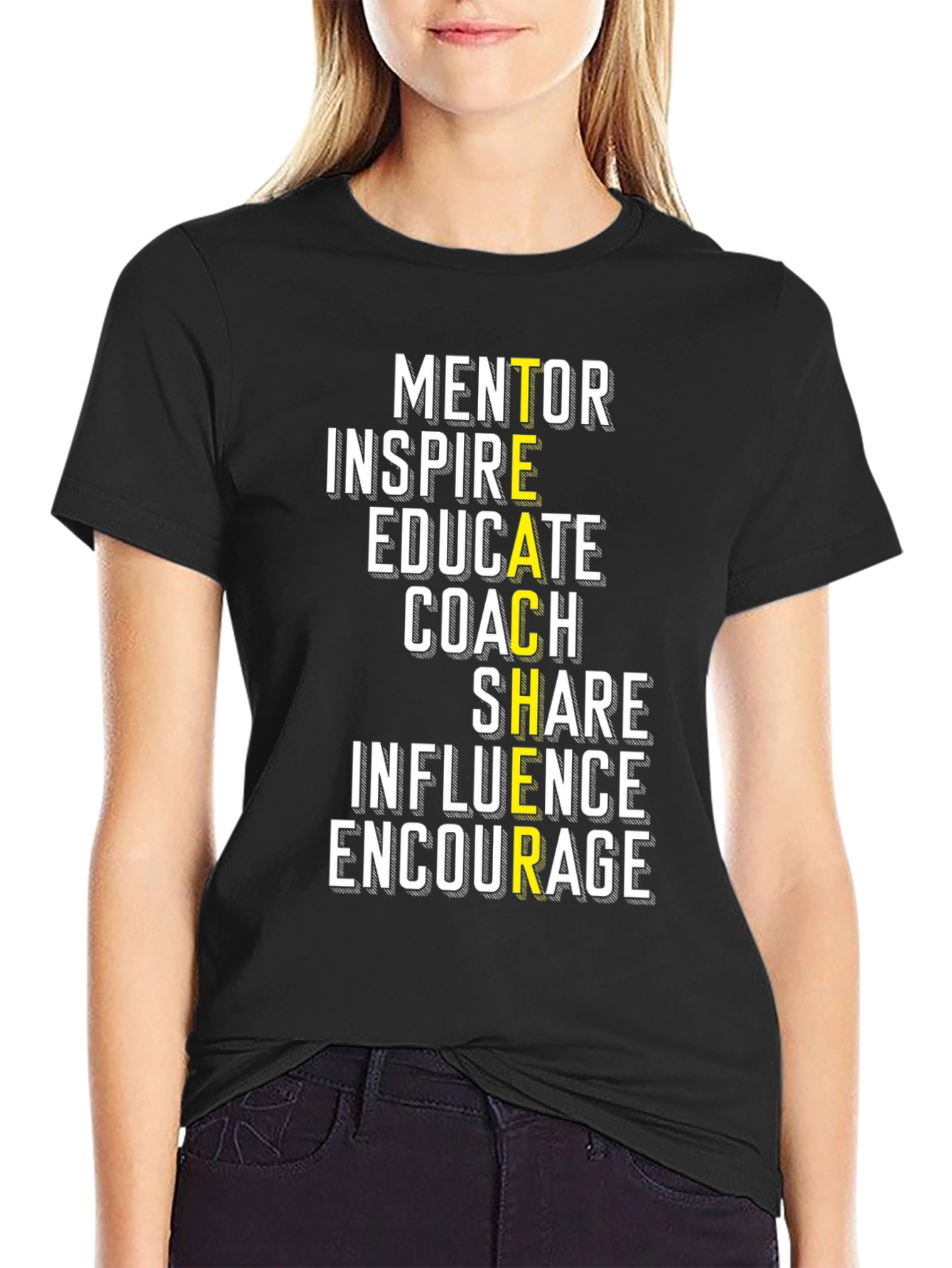 Teacher Inspiration T-Shirt - Mentor Inspire Educate