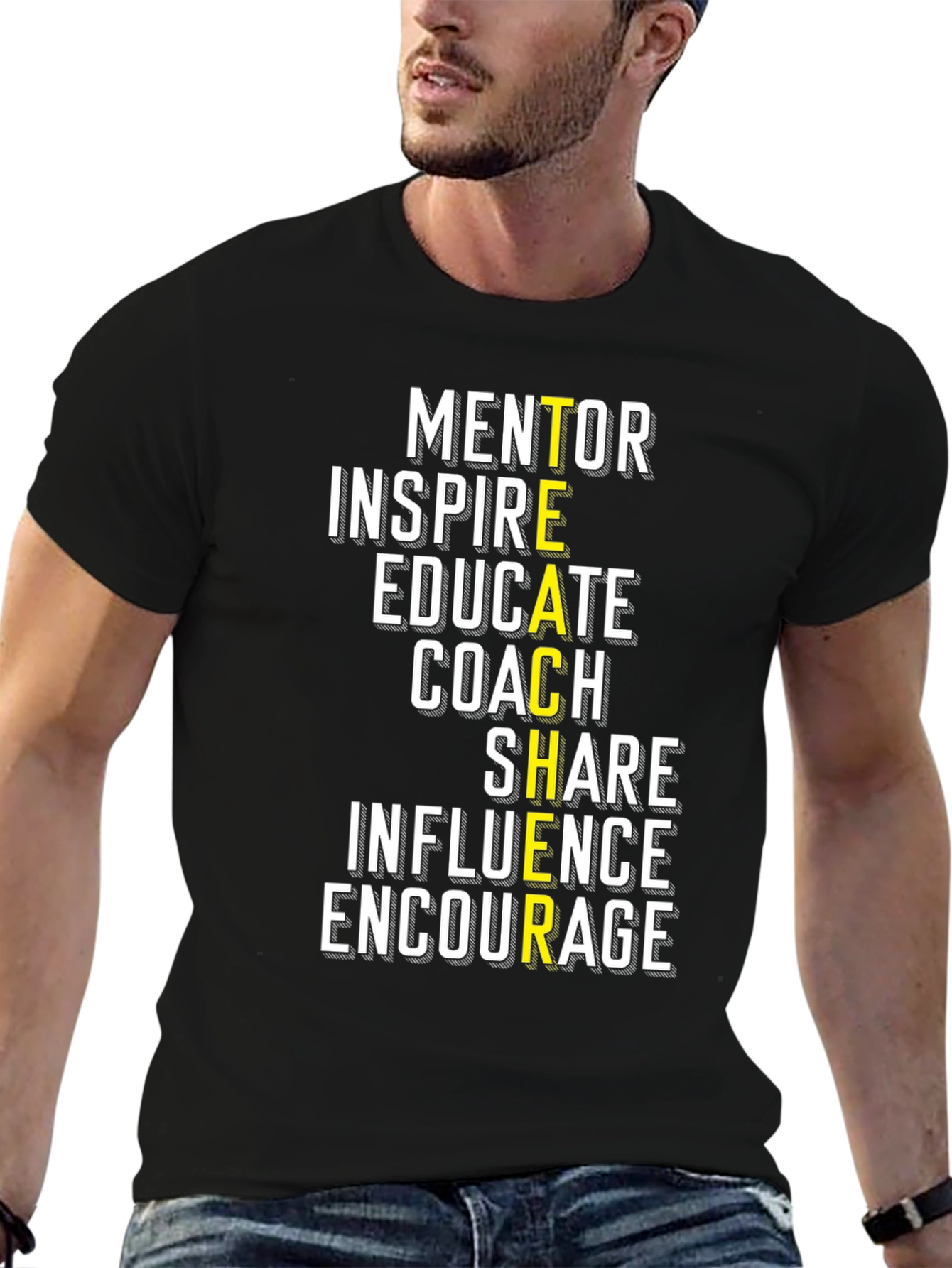 Teacher Inspiration T-Shirt - Mentor Inspire Educate