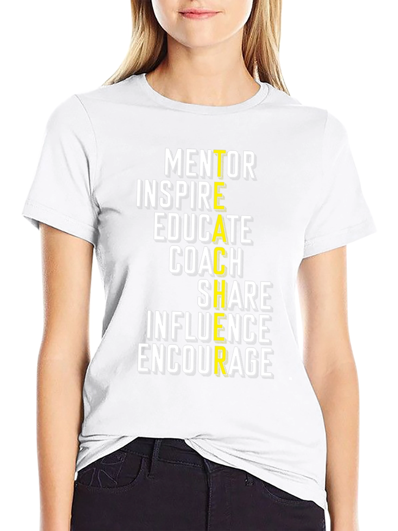 Teacher Inspiration T-Shirt - Mentor Inspire Educate