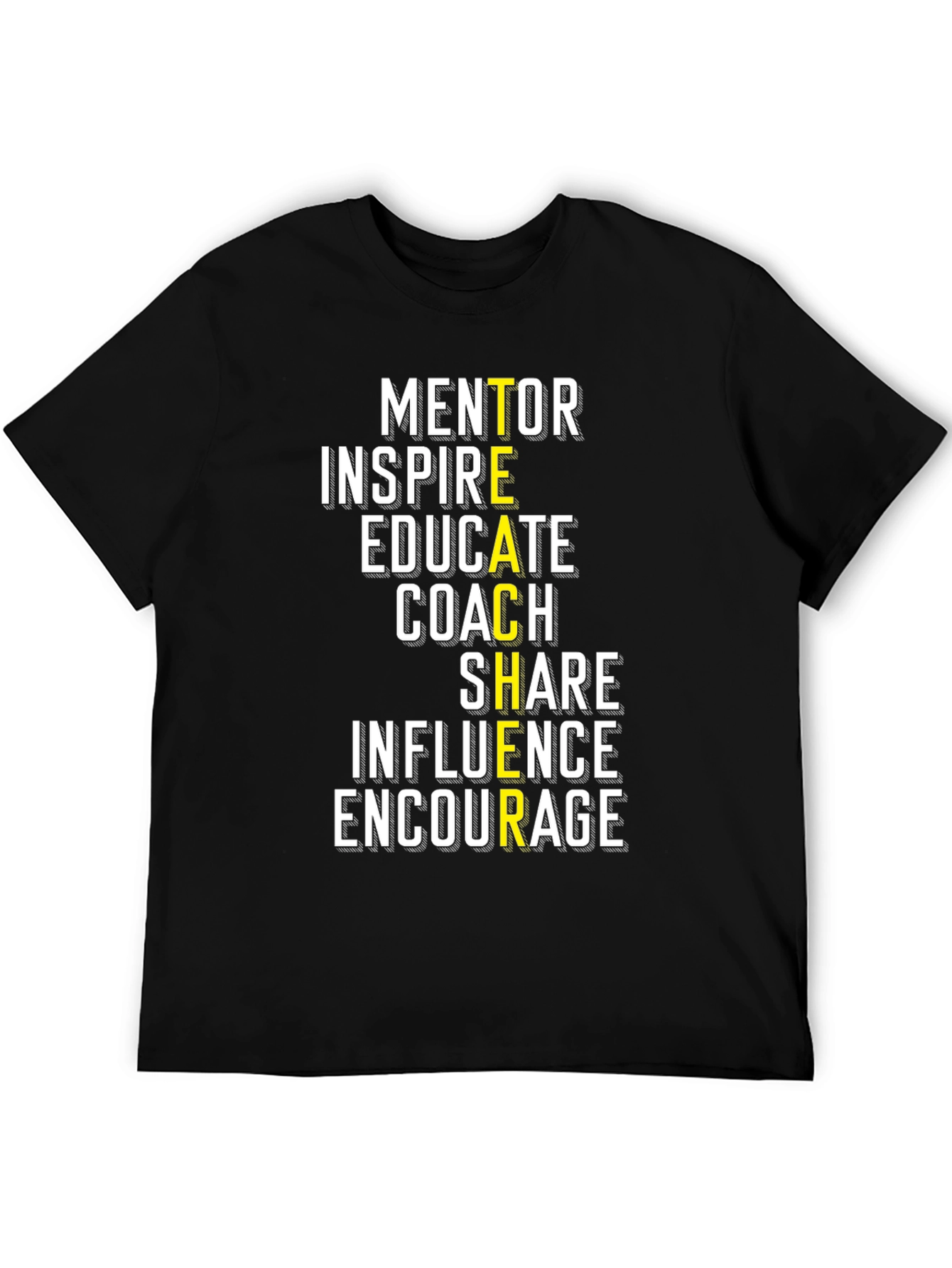 Teacher Inspiration T-Shirt - Mentor Inspire Educate