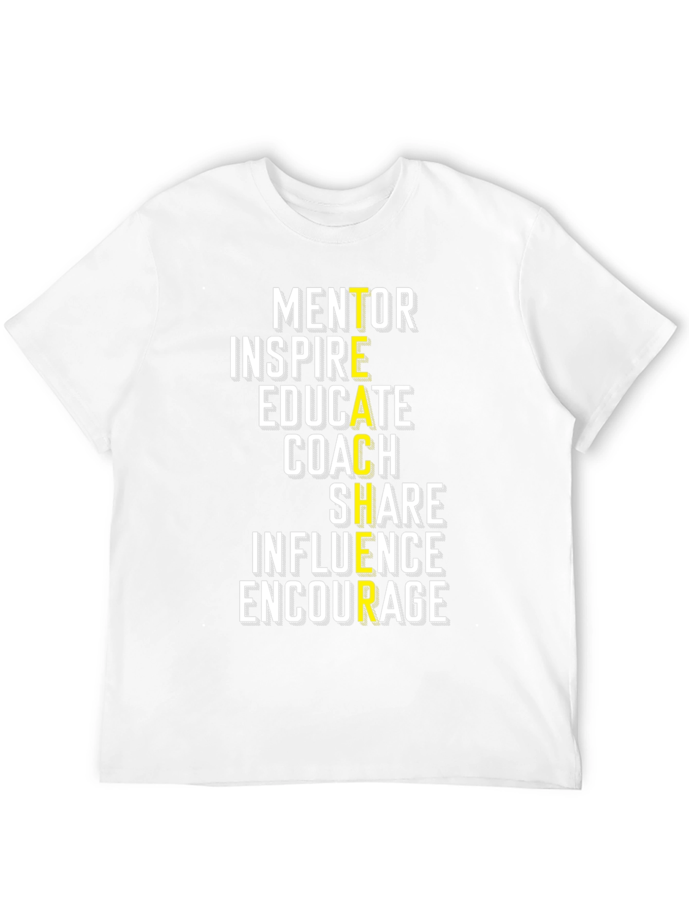 Teacher Inspiration T-Shirt - Mentor Inspire Educate
