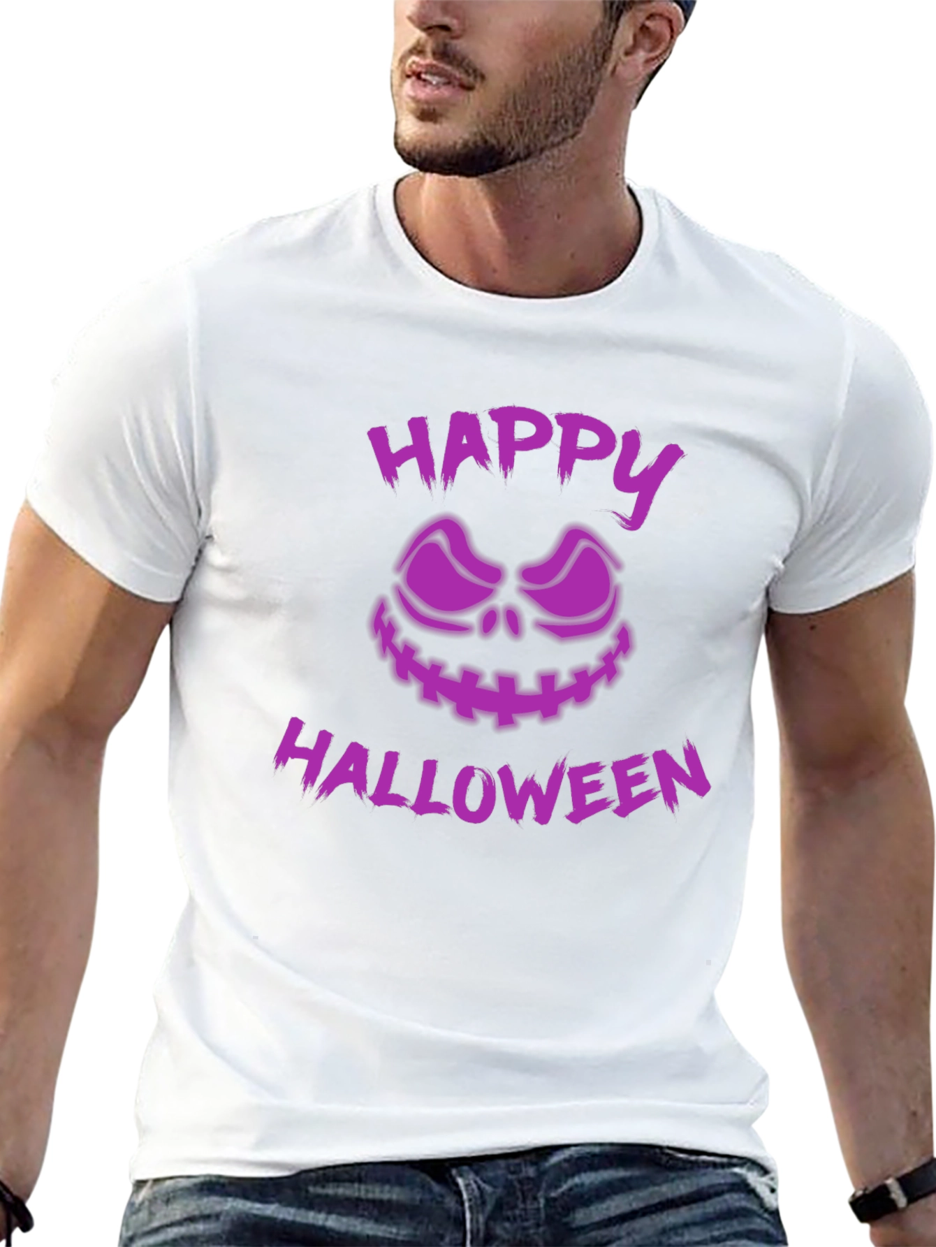 Happy Halloween Graphic Tee - Spooky Season T-Shirt