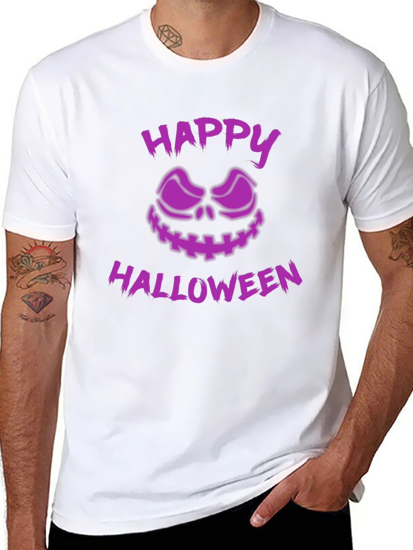 Happy Halloween Graphic Tee - Spooky Season T-Shirt
