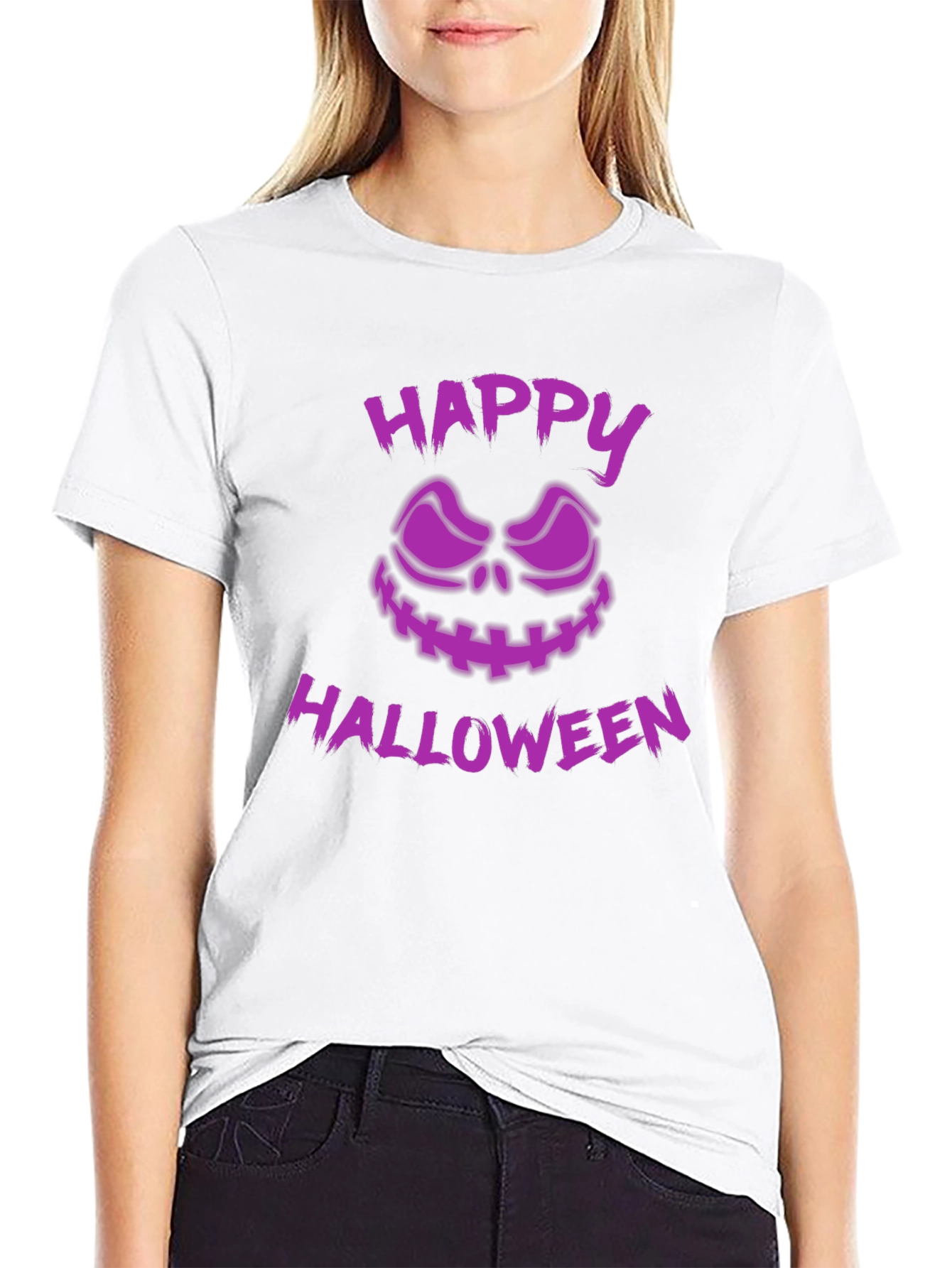 Happy Halloween Graphic Tee - Spooky Season T-Shirt
