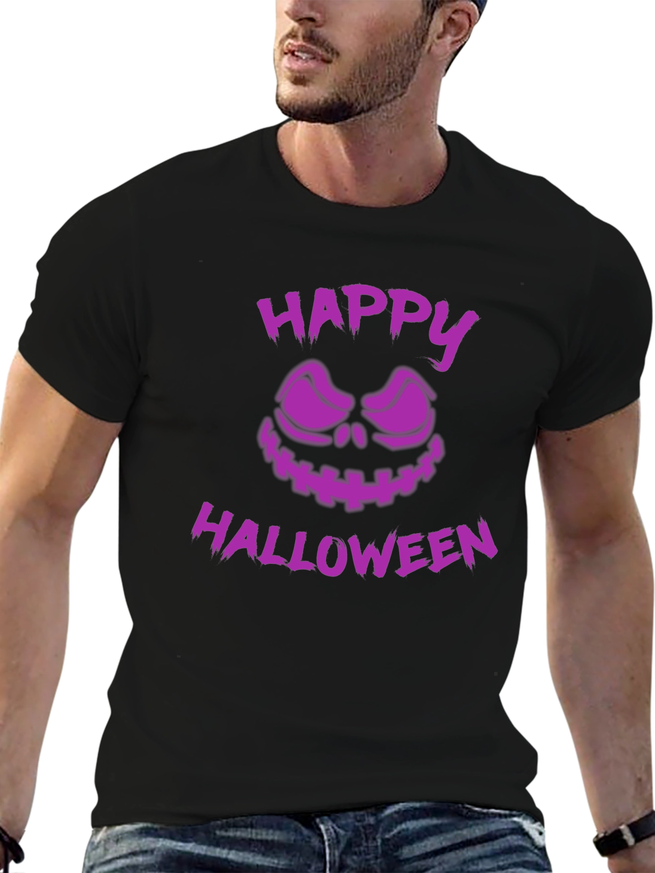 Happy Halloween Graphic Tee - Spooky Season T-Shirt
