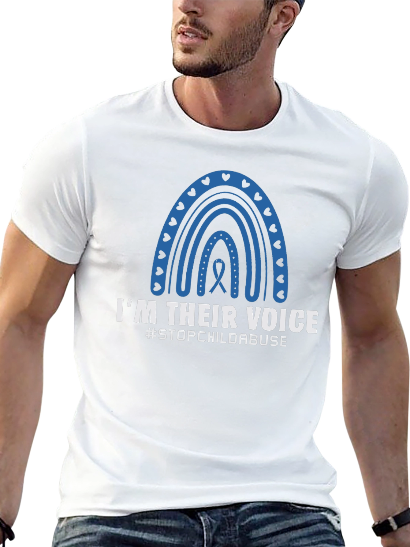 Im Their Voice T-Shirt - Stop Child Abuse Awareness