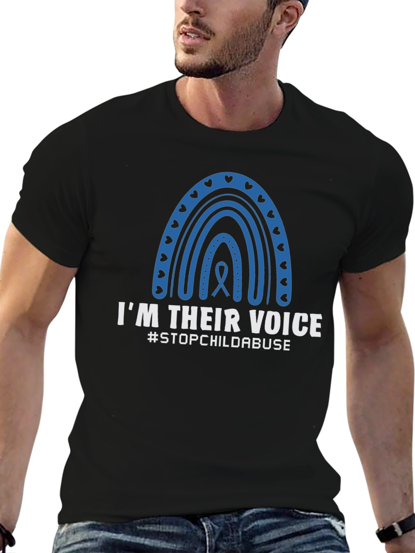 Im Their Voice T-Shirt - Stop Child Abuse Awareness