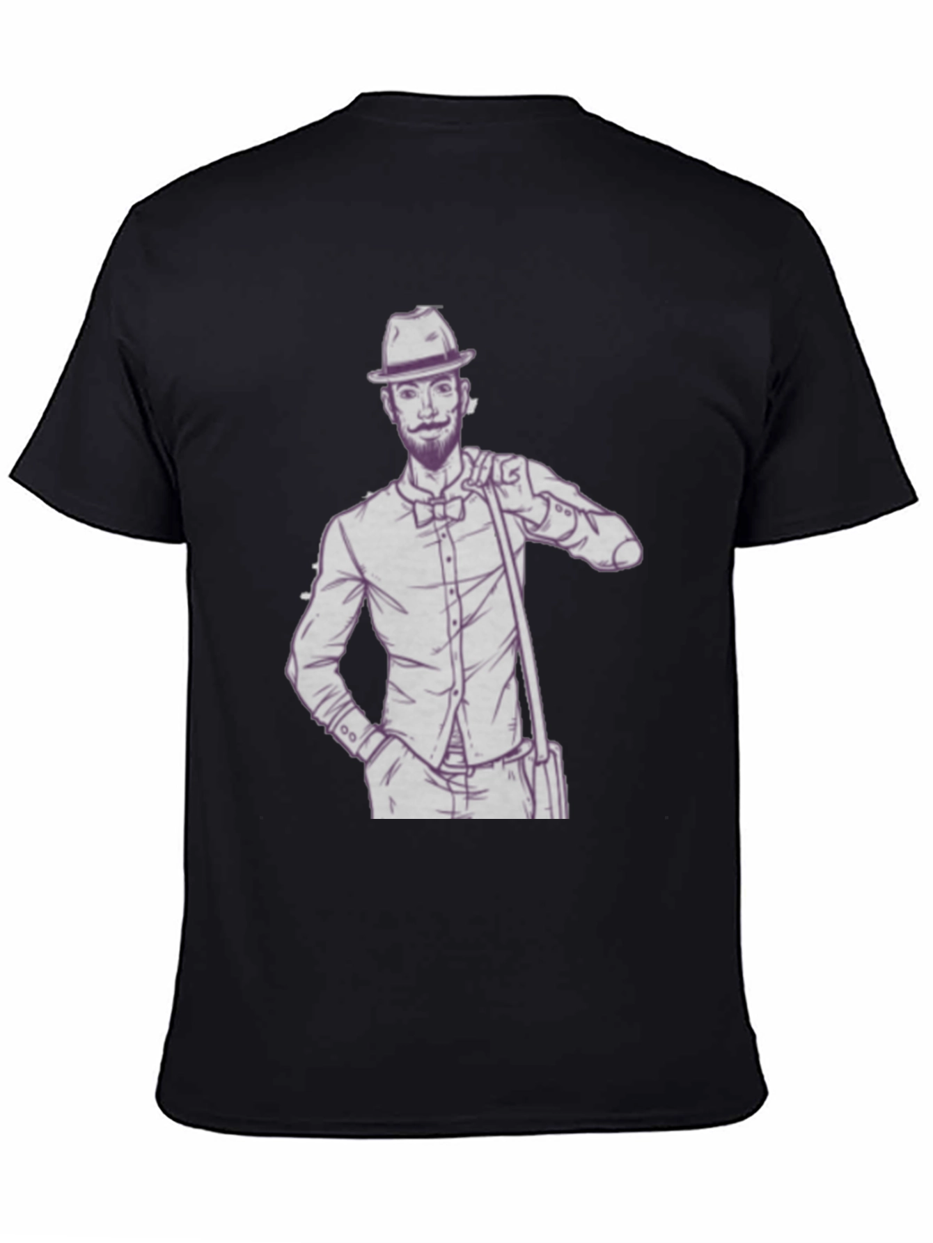 Dapper Gent T-Shirt - Illustrated Design