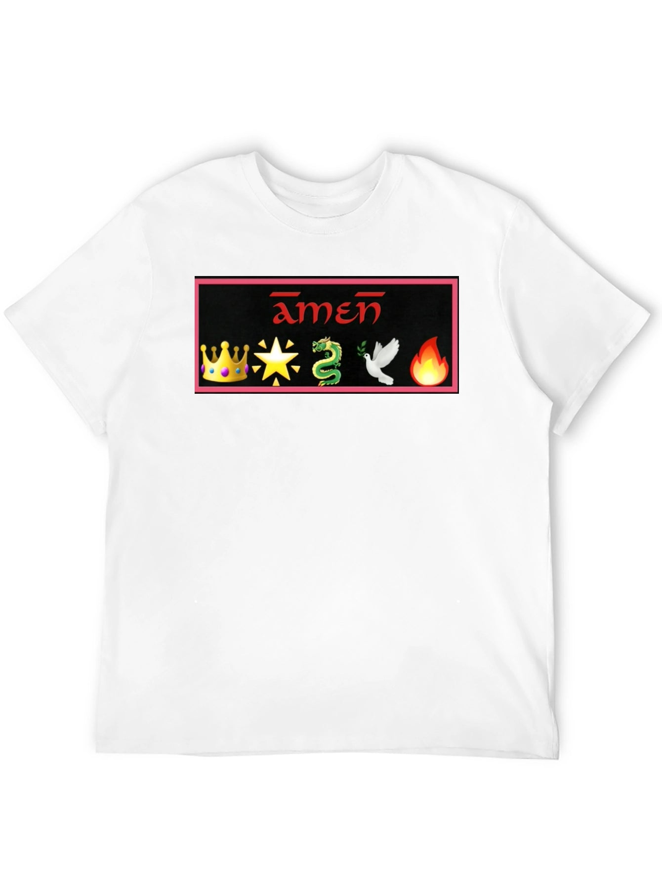 Amen T-Shirt with Emoji Design