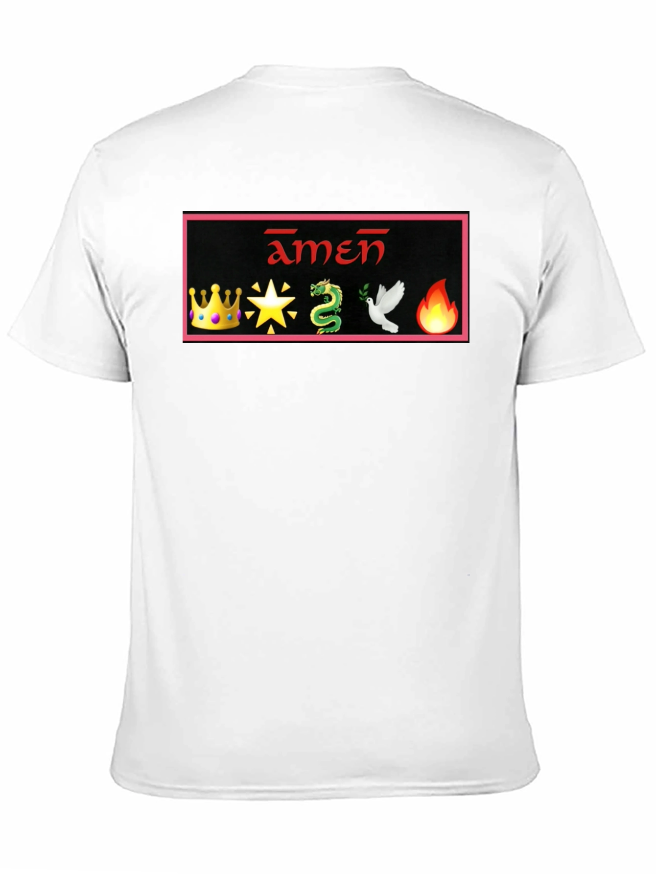 Amen T-Shirt with Emoji Design