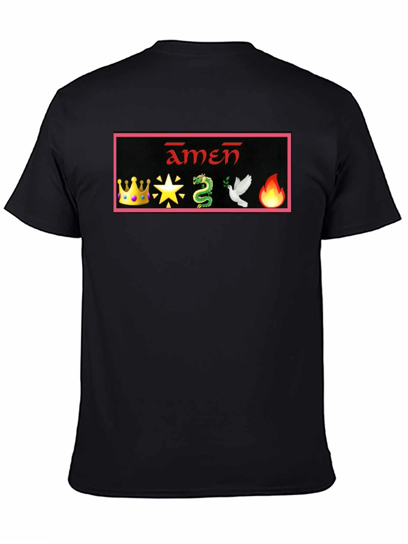 Amen T-Shirt with Emoji Design