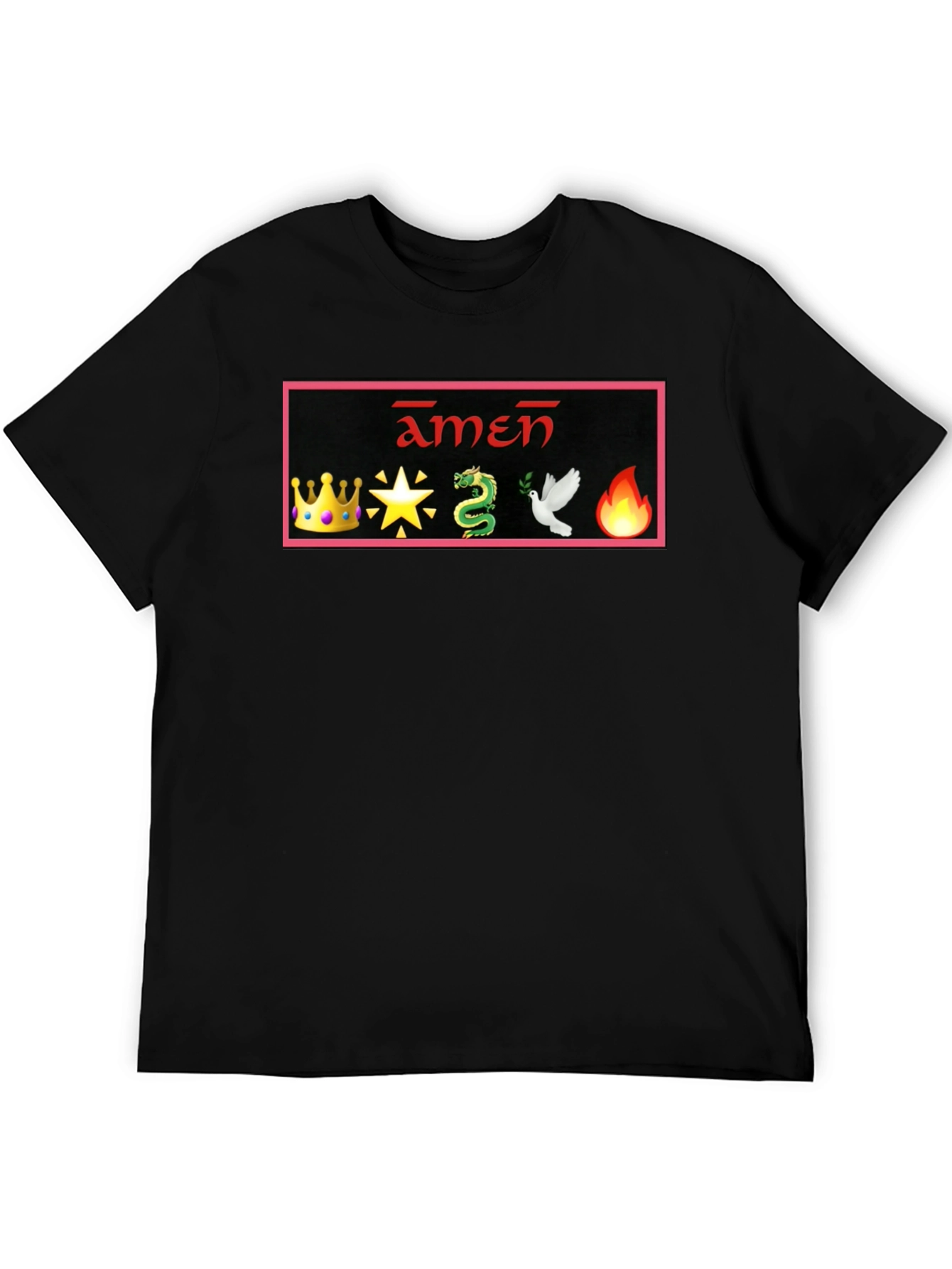 Amen T-Shirt with Emoji Design