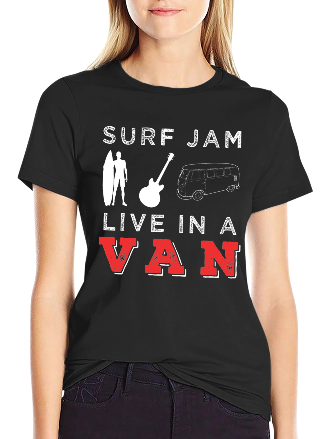 Surf Jam Live In A Van Graphic T-Shirt