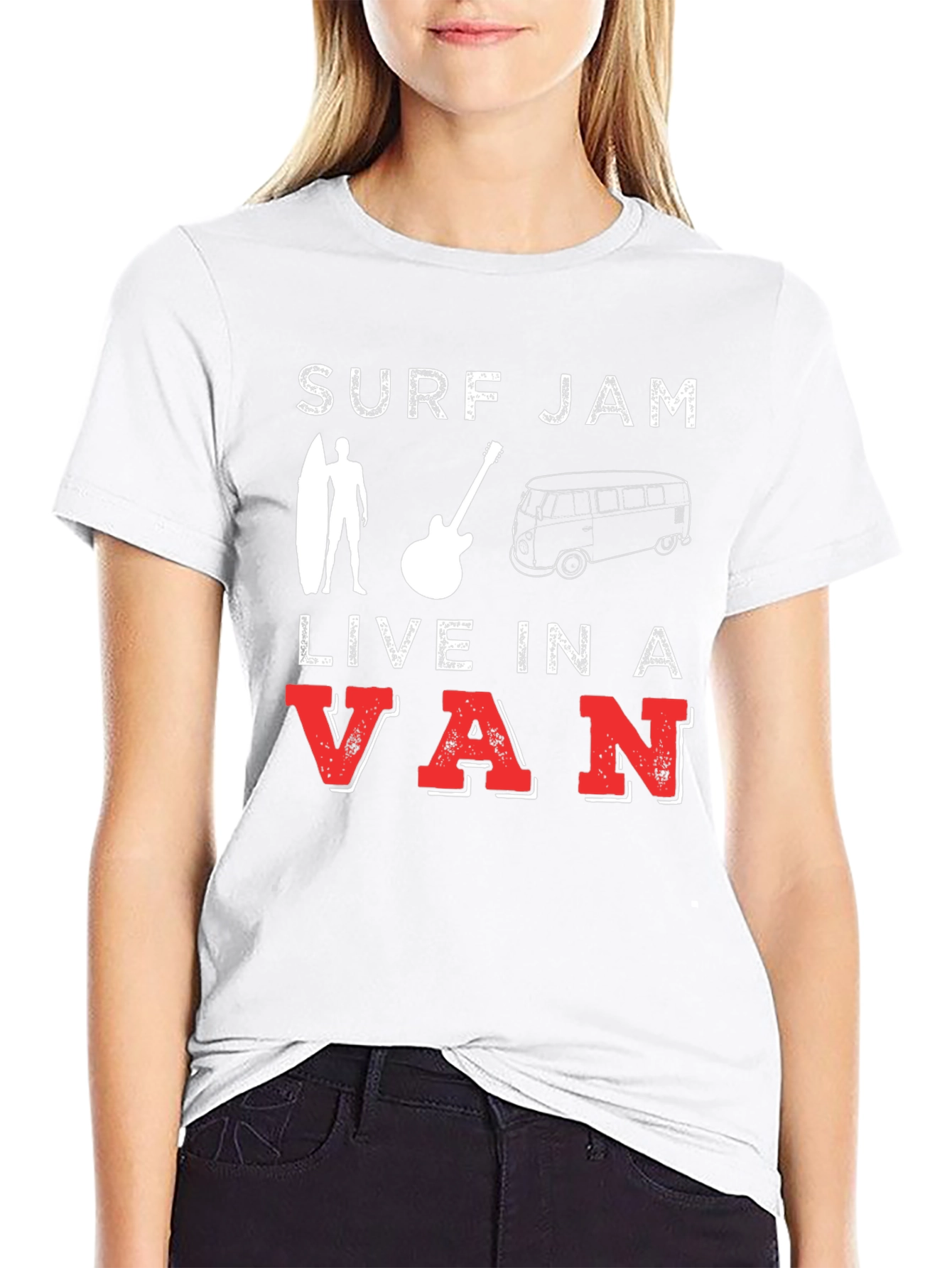 Surf Jam Live In A Van Graphic T-Shirt