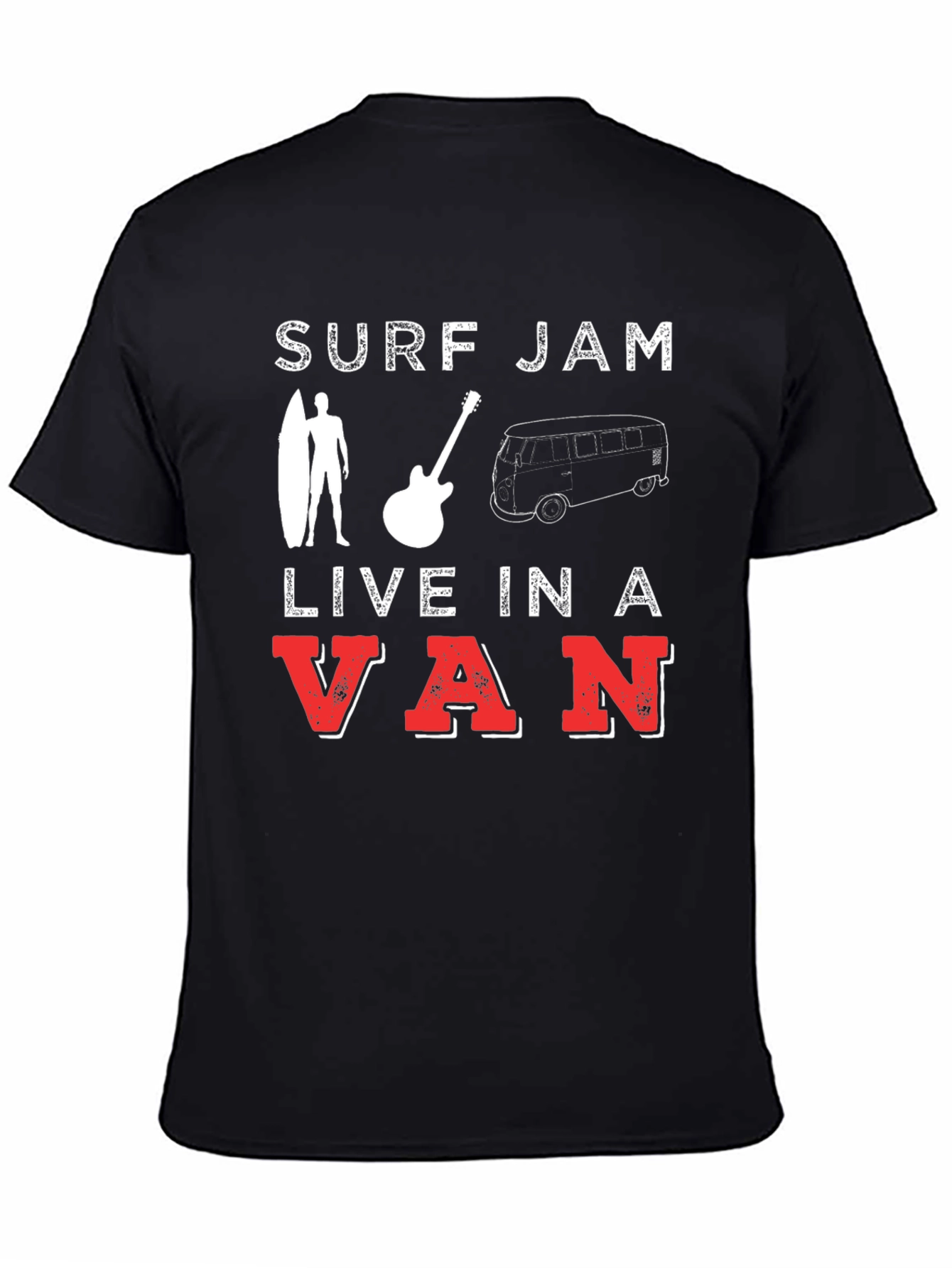 Surf Jam Live In A Van Graphic T-Shirt