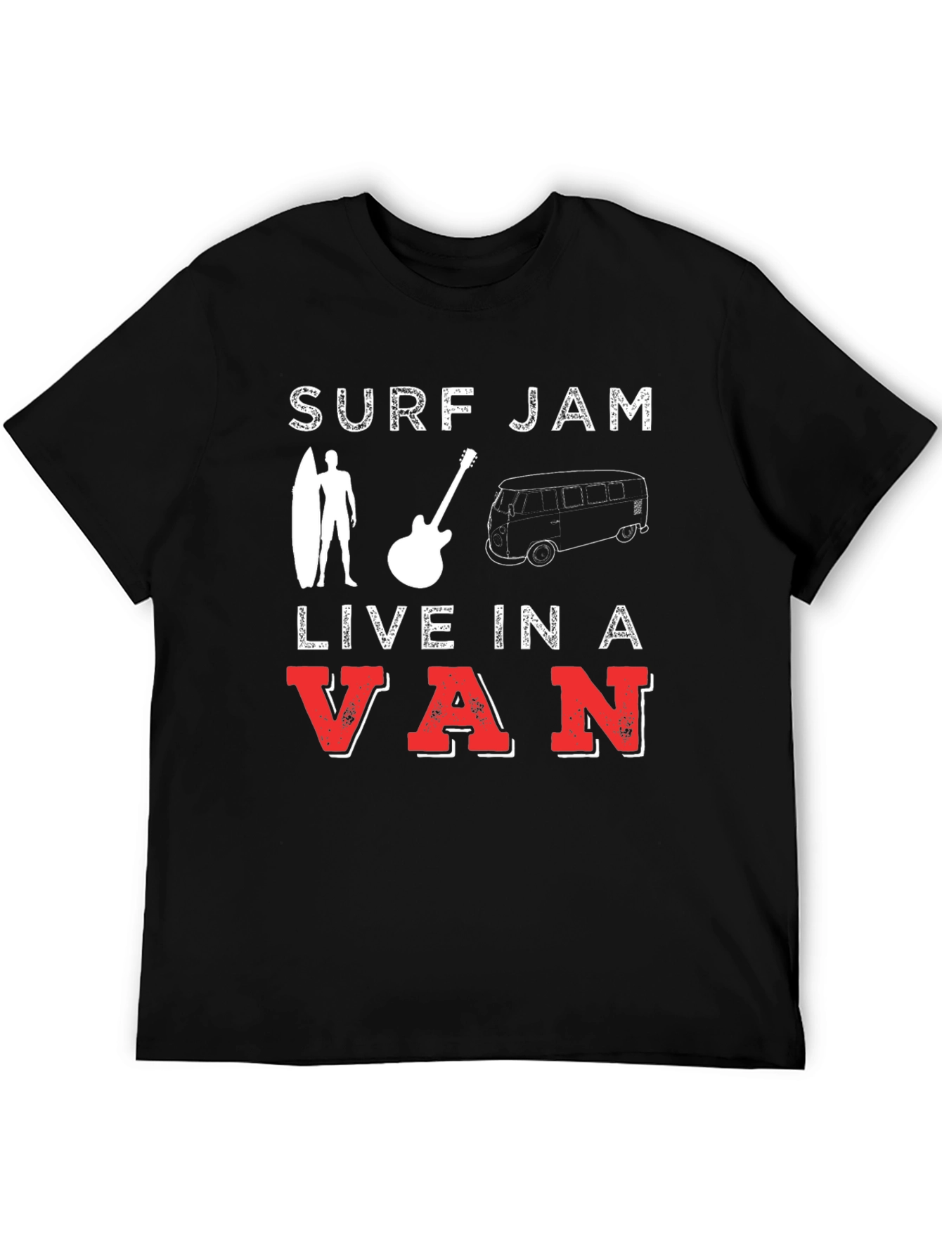 Surf Jam Live In A Van Graphic T-Shirt