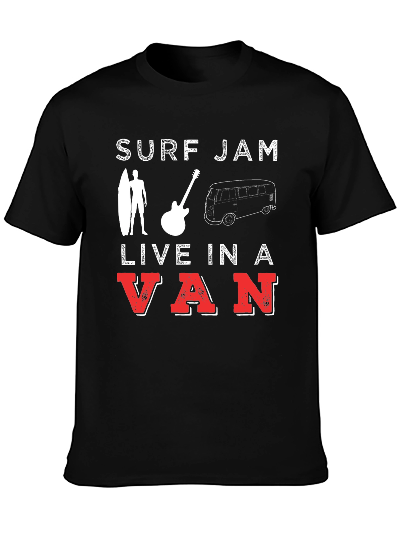 Surf Jam Live In A Van Graphic T-Shirt