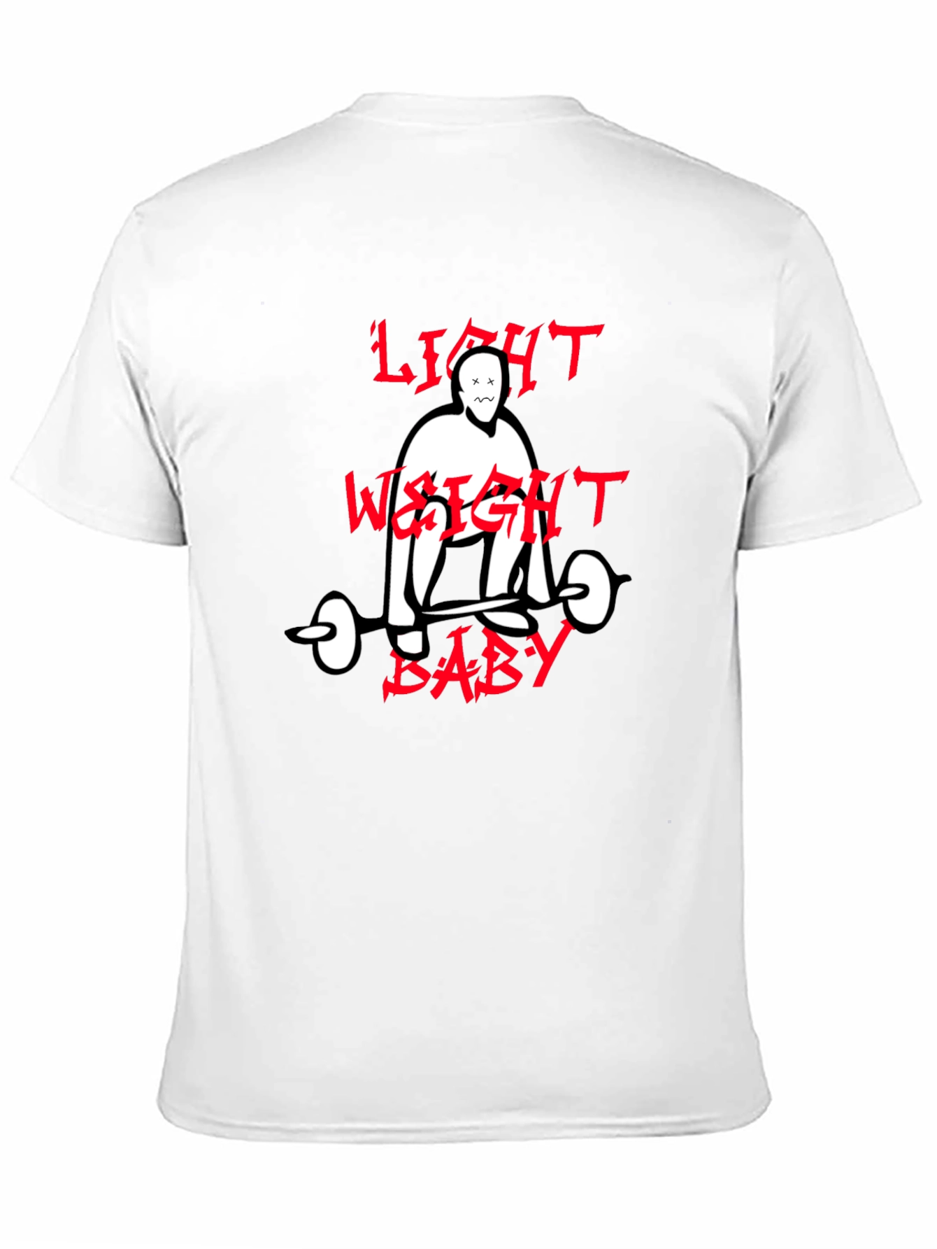 Light Weight Baby Graphic Tee - Black