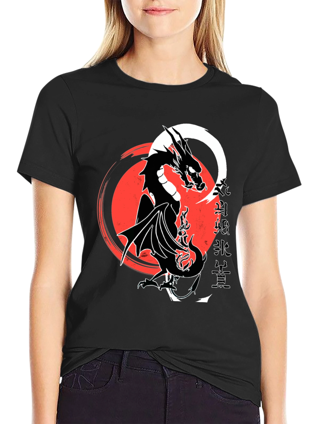 Dragon Kanji Graphic T-Shirt