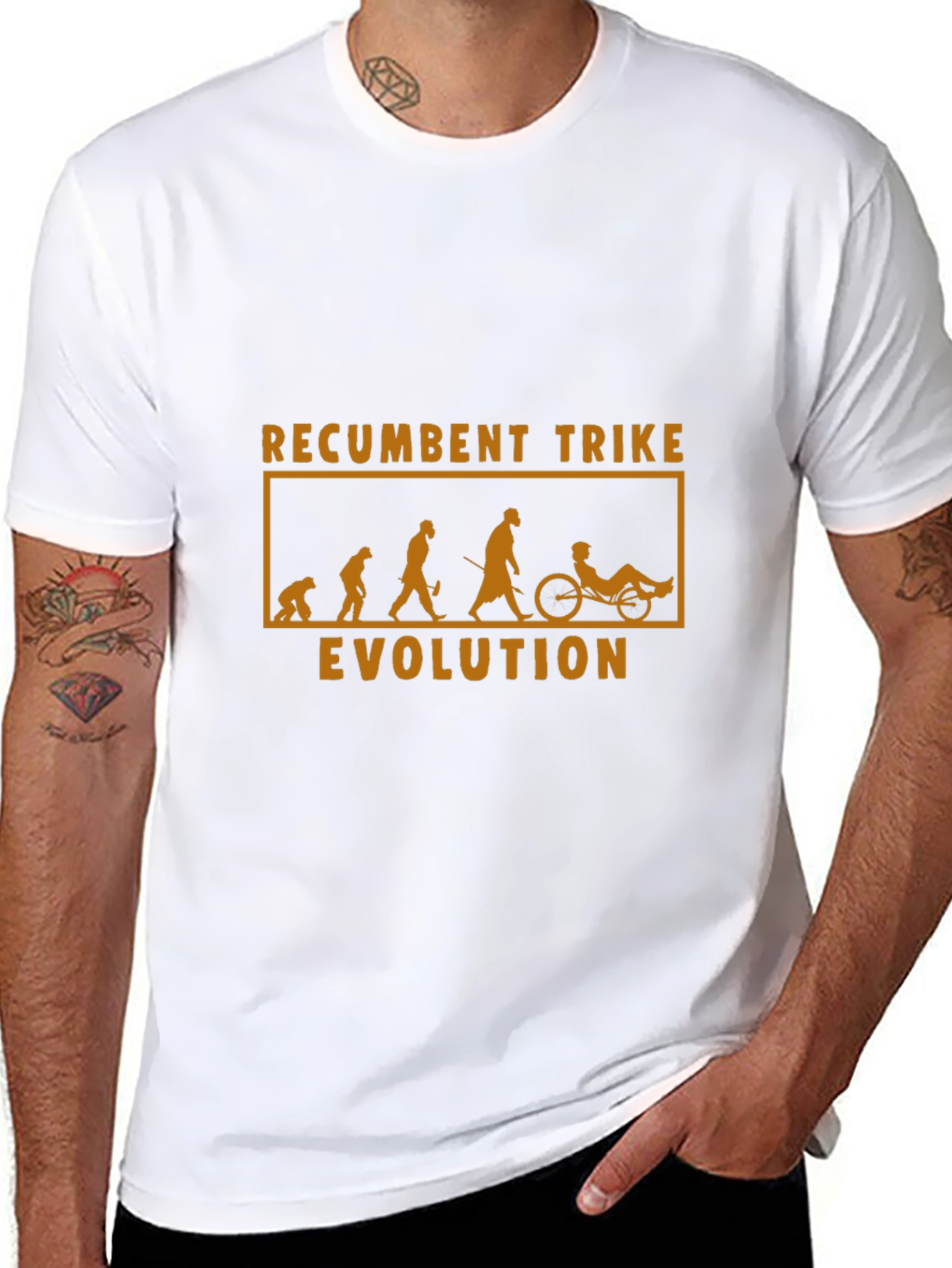 Recumbent Trike Evolution Graphic Tee