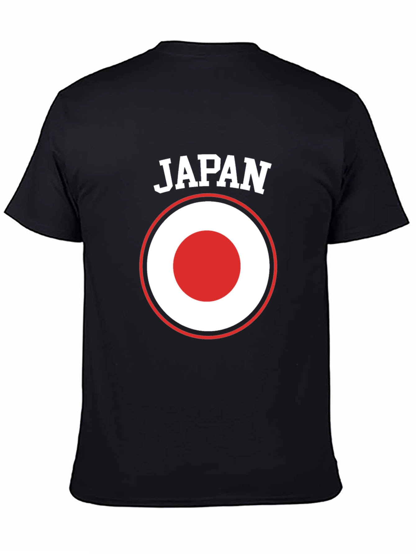 Japan Flag Graphic T-Shirt - Black