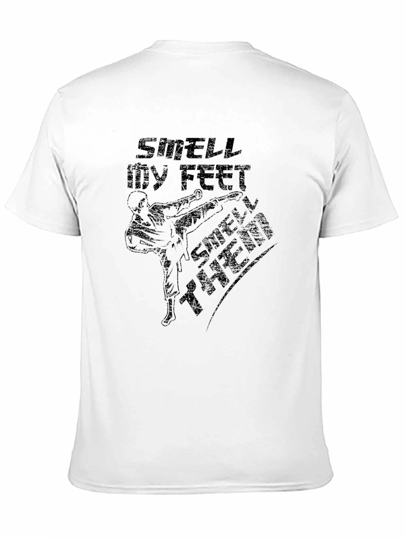 Smell My Feet Then T-Shirt - Funny Graphic Tee