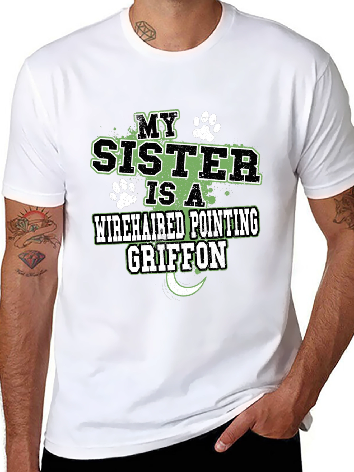 Wirehaired Pointing Griffon Sister T-Shirt