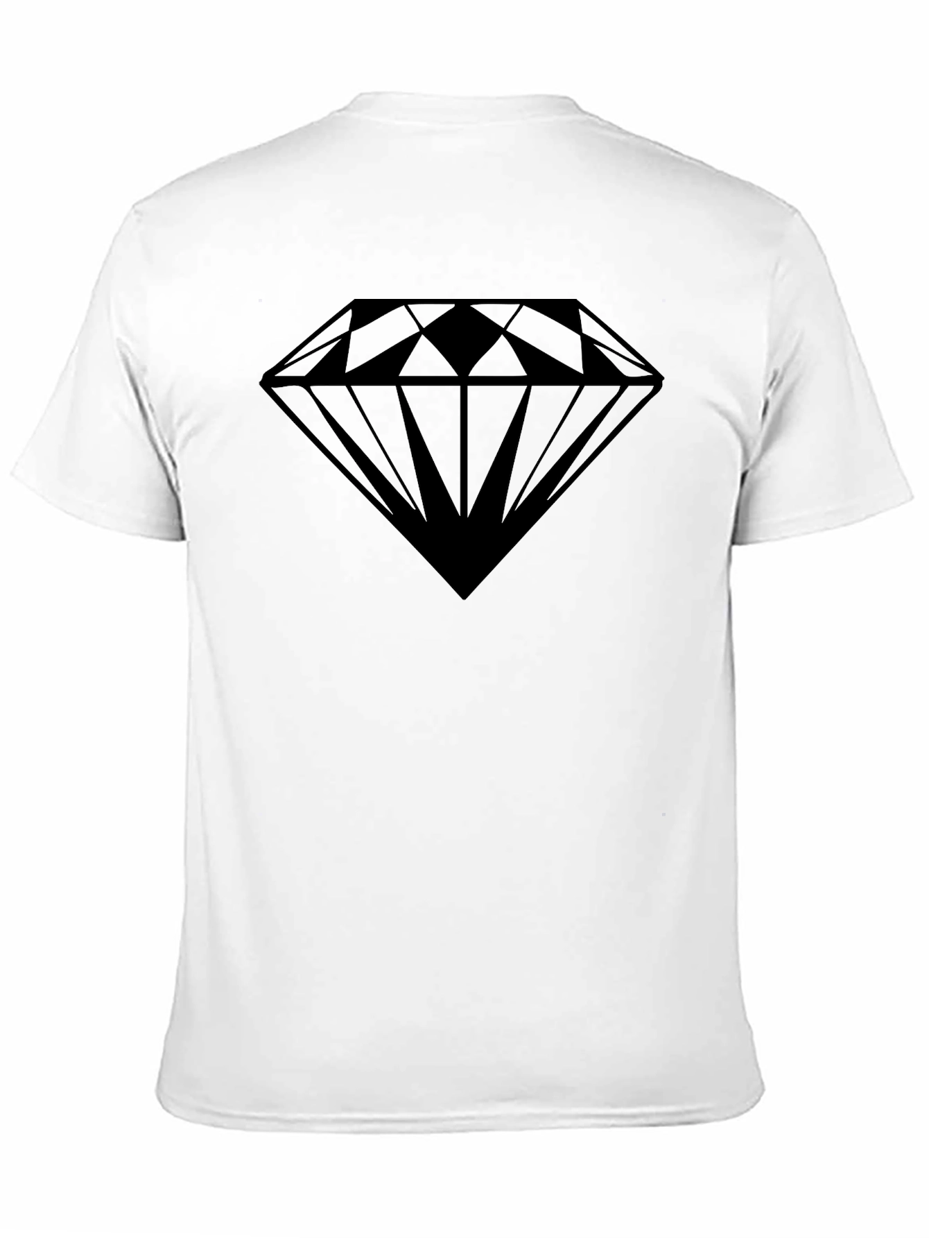 Diamond Graphic Tee - Mens Black T-Shirt