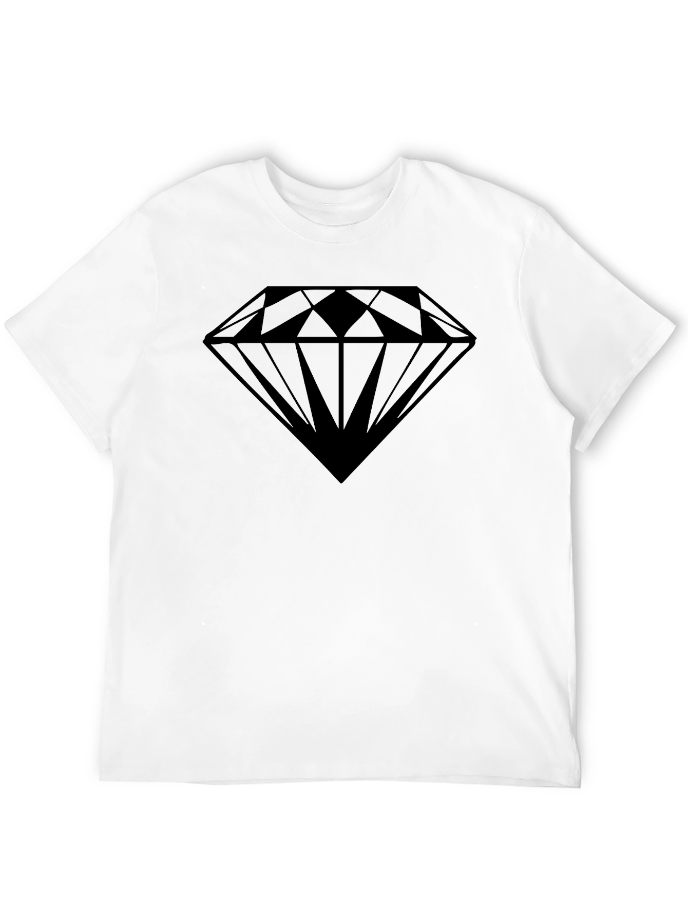 Diamond Graphic Tee - Mens Black T-Shirt