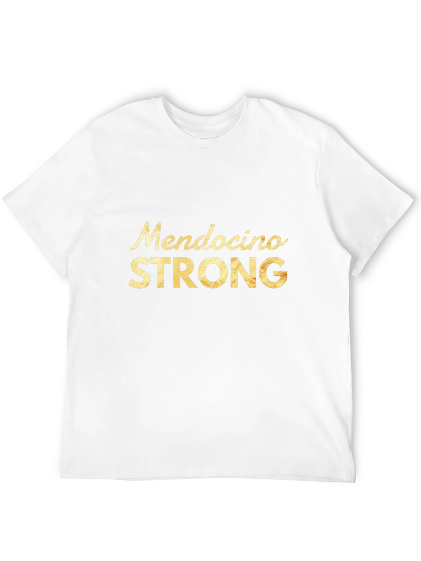 Mendocino Strong Black Graphic Tee