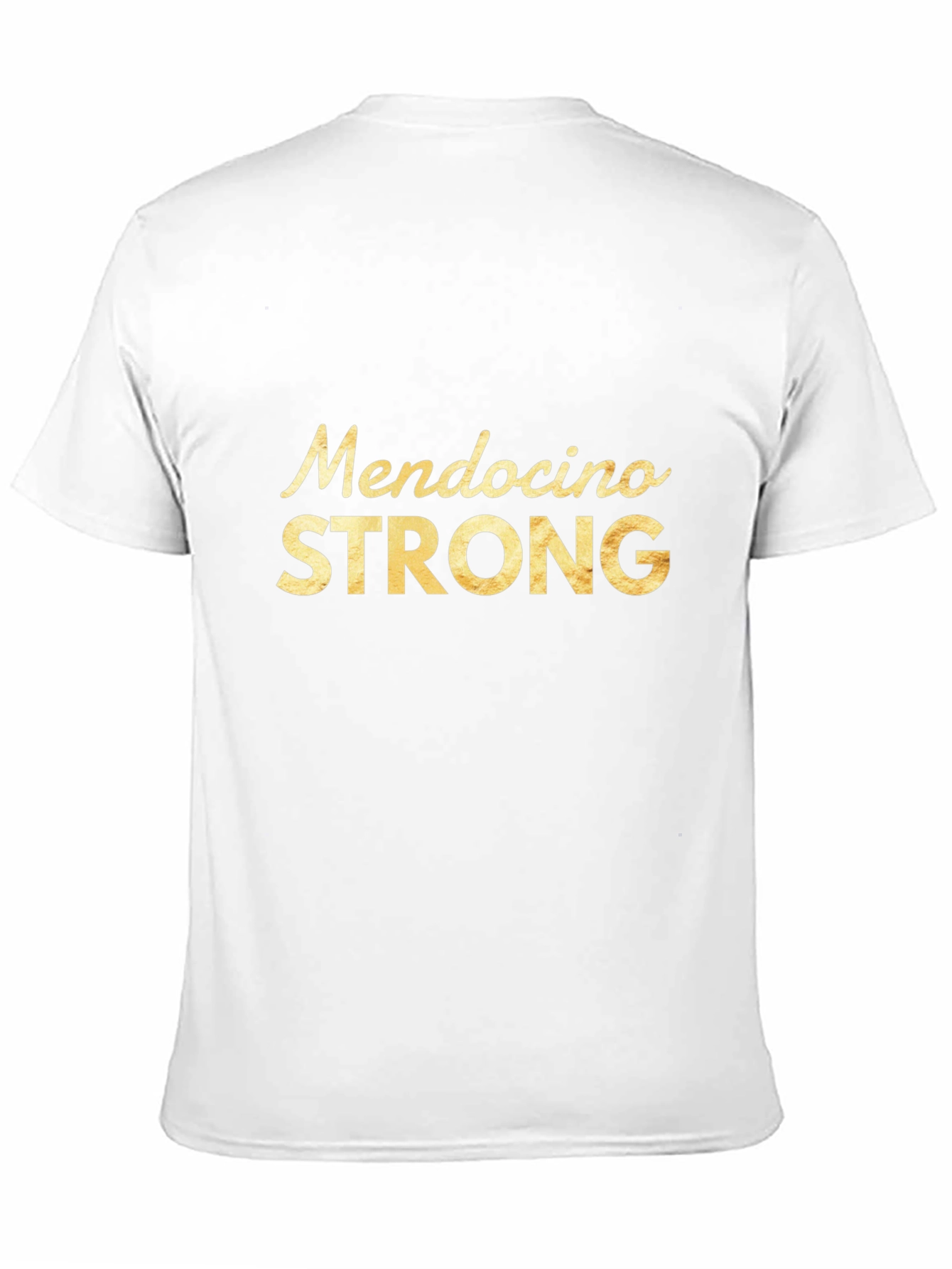 Mendocino Strong Black Graphic Tee