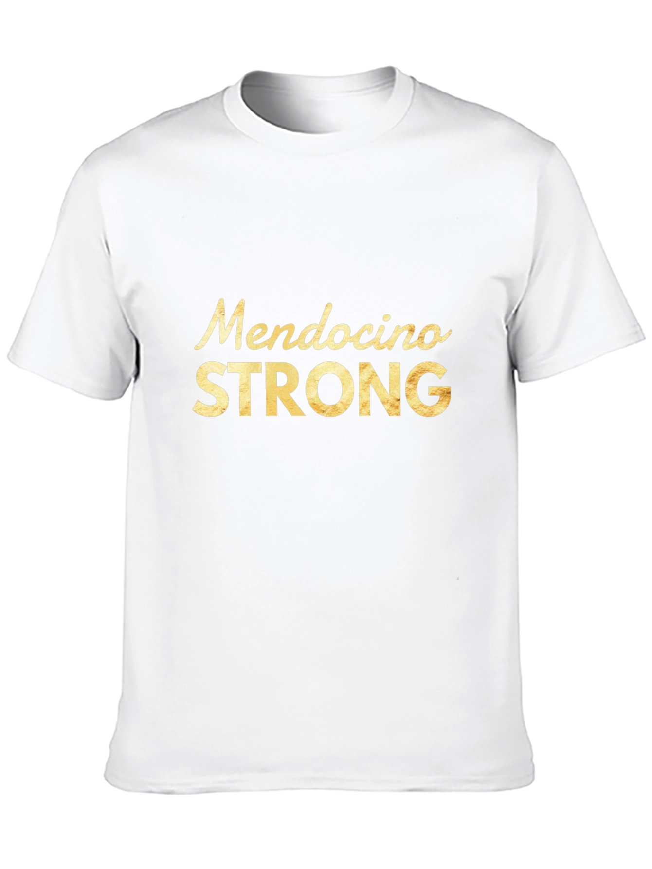 Mendocino Strong Black Graphic Tee