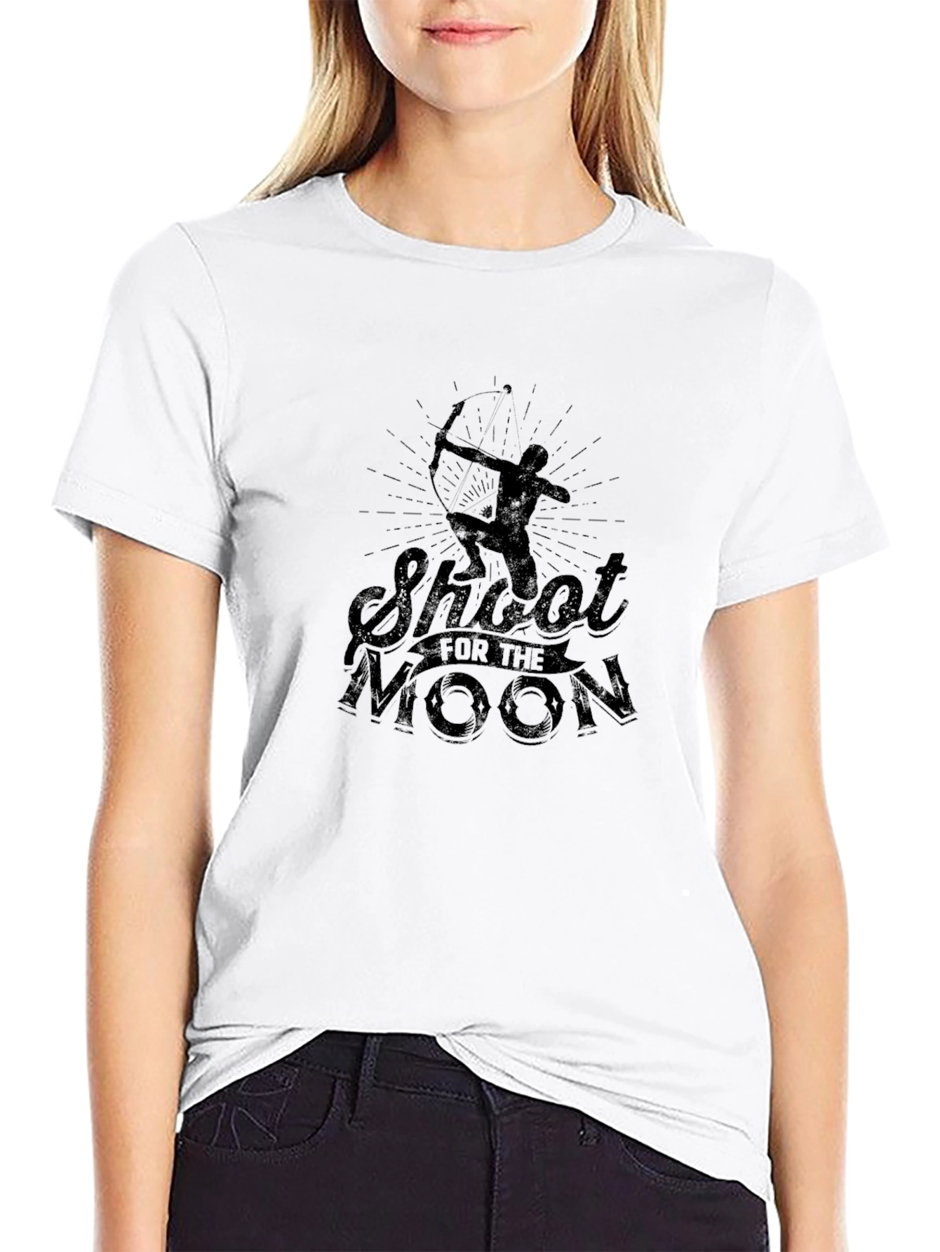 Shoot for the Moon Archer Graphic T-Shirt
