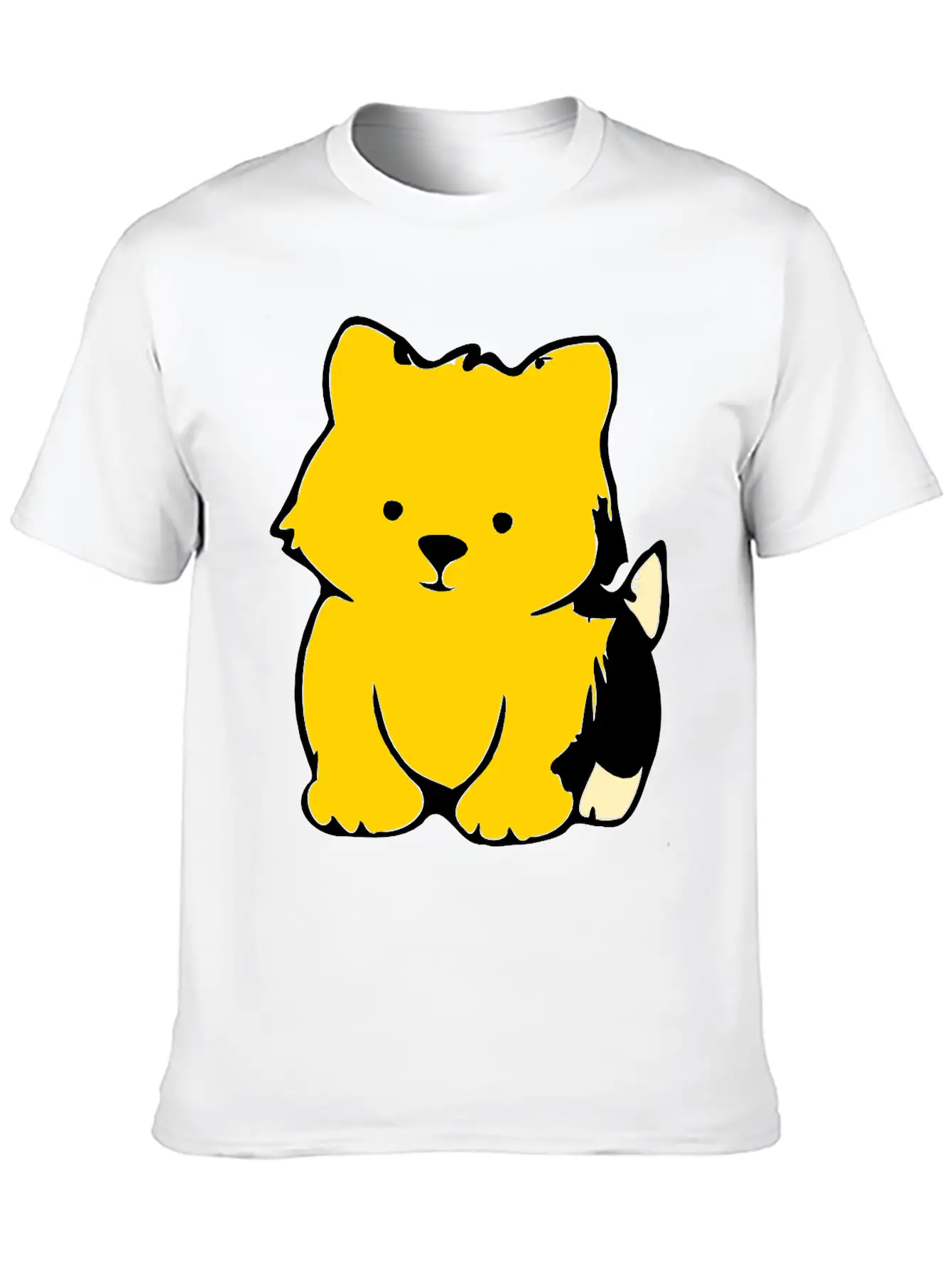 ♥ټMwah Super Cute Chubby Puppy-I Love Dogs XXټ♥ Unisex Casual T-Shirt – Clean Design For Daily Comfort