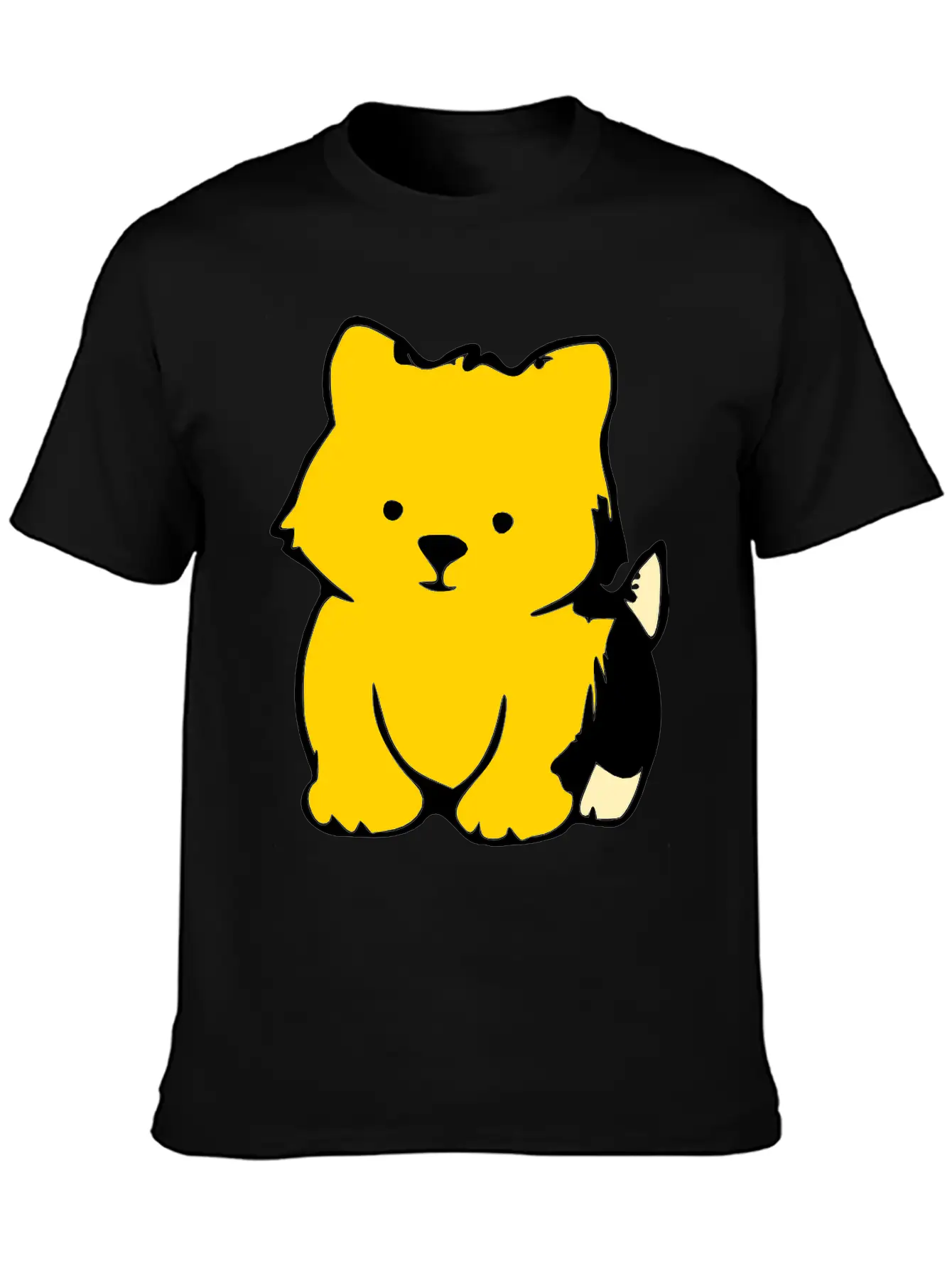 ♥ټMwah Super Cute Chubby Puppy-I Love Dogs XXټ♥ Unisex Casual T-Shirt – Clean Design For Daily Comfort