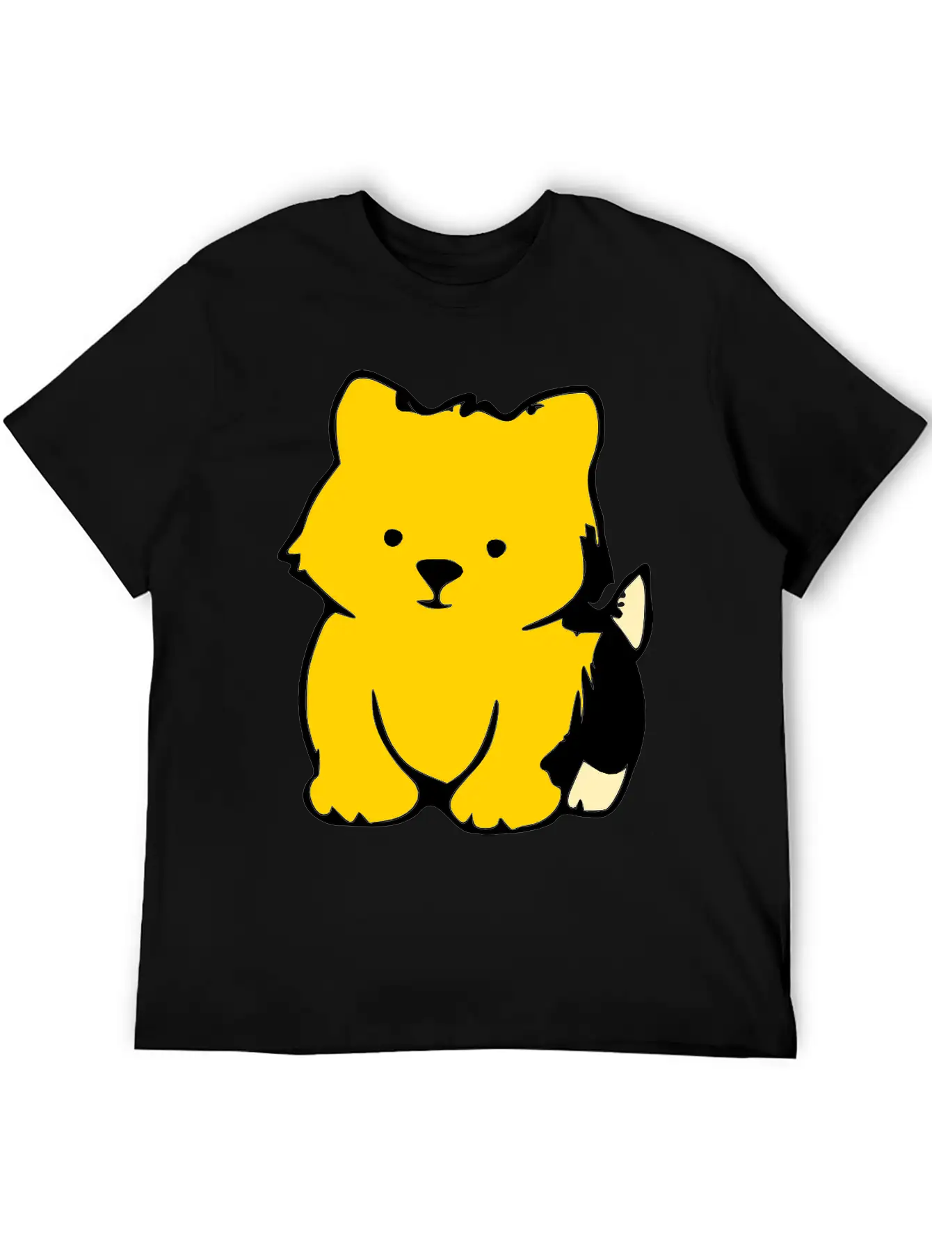 ♥ټMwah Super Cute Chubby Puppy-I Love Dogs XXټ♥ Unisex Casual T-Shirt – Clean Design For Daily Comfort