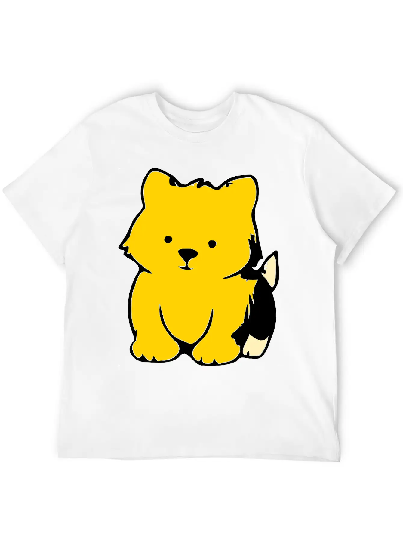 ♥ټMwah Super Cute Chubby Puppy-I Love Dogs XXټ♥ Unisex Casual T-Shirt – Clean Design For Daily Comfort