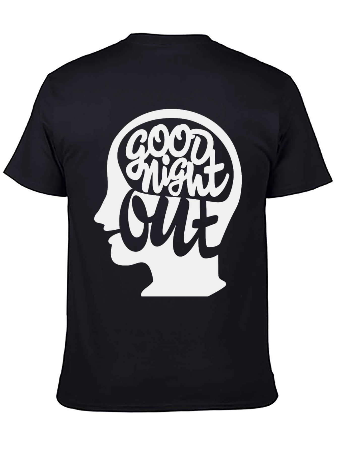 Good Night Out Graphic Tee - Black Casual T-Shirt