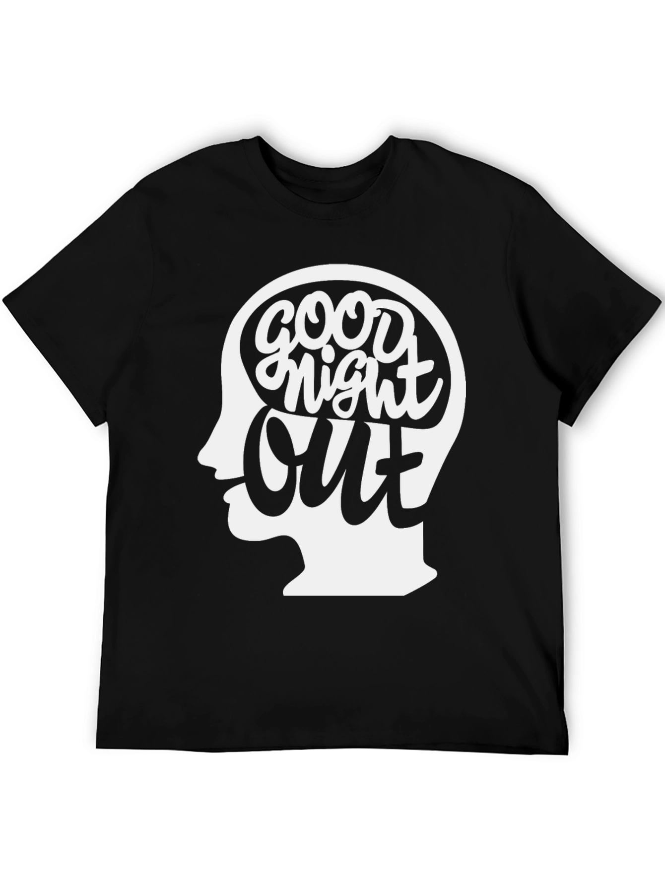 Good Night Out Graphic Tee - Black Casual T-Shirt