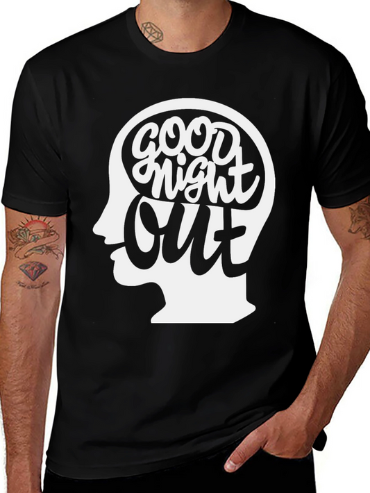 Good Night Out Graphic Tee - Black Casual T-Shirt