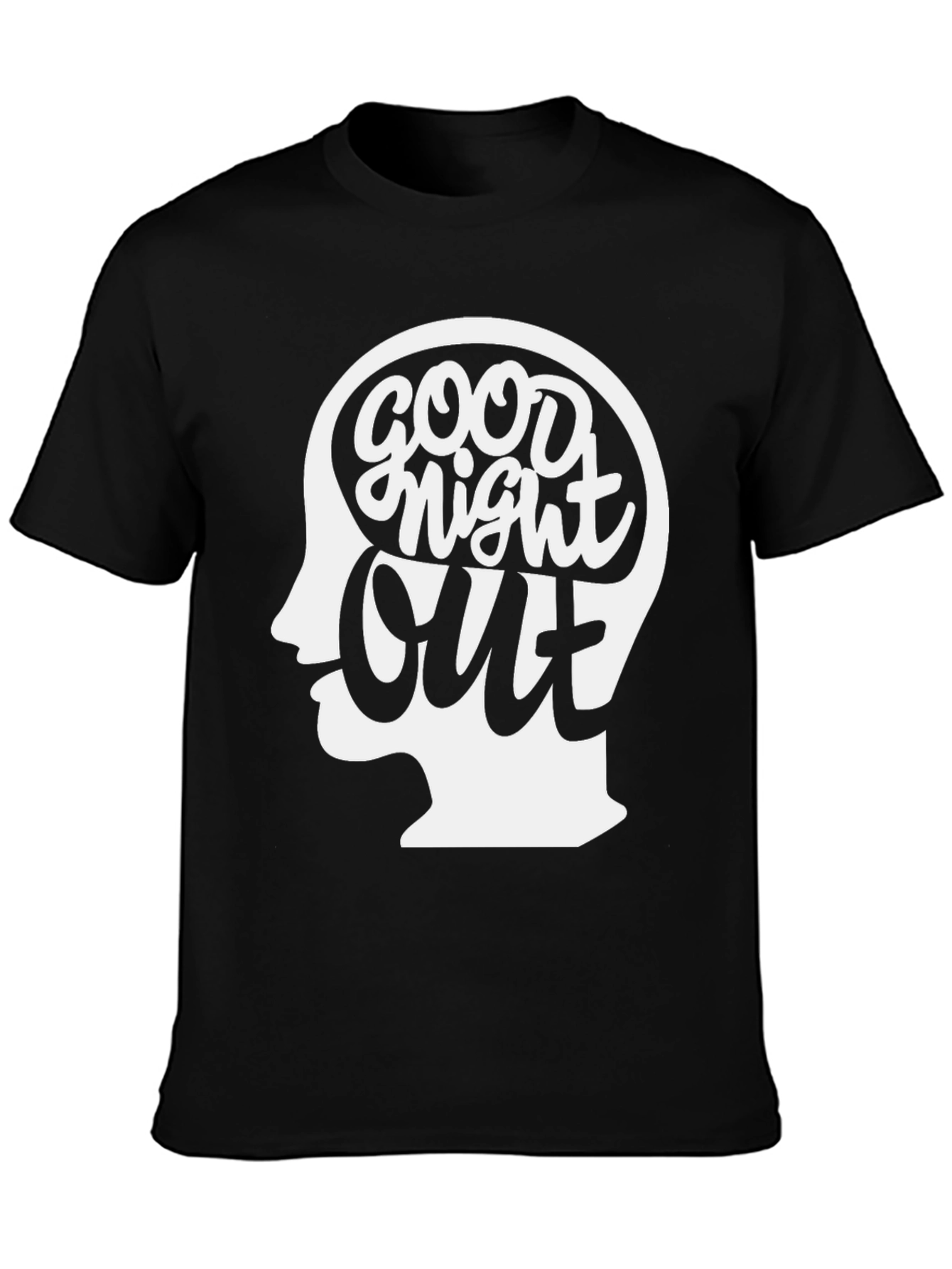 Good Night Out Graphic Tee - Black Casual T-Shirt