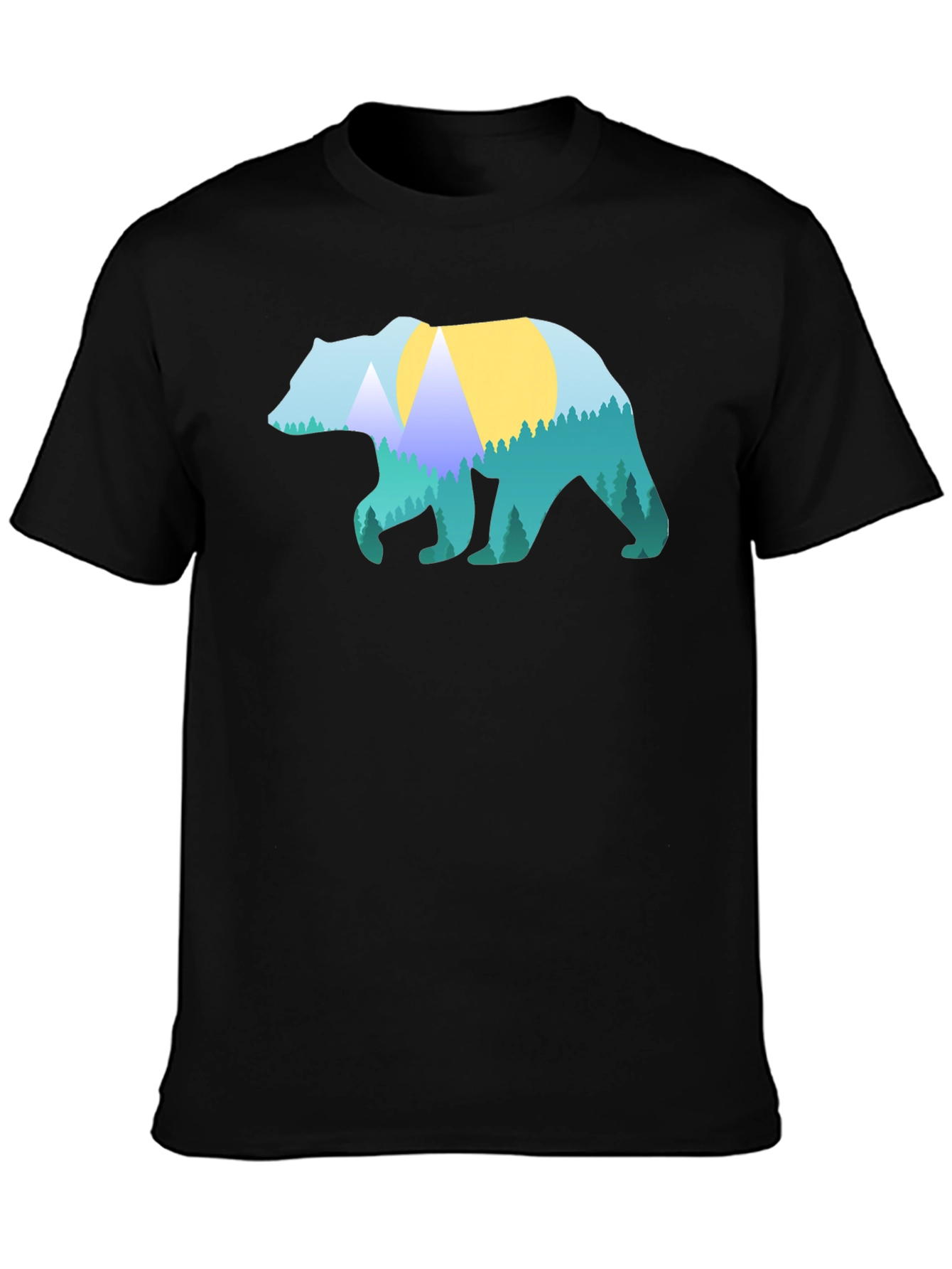 Nature Bear Graphic T-Shirt