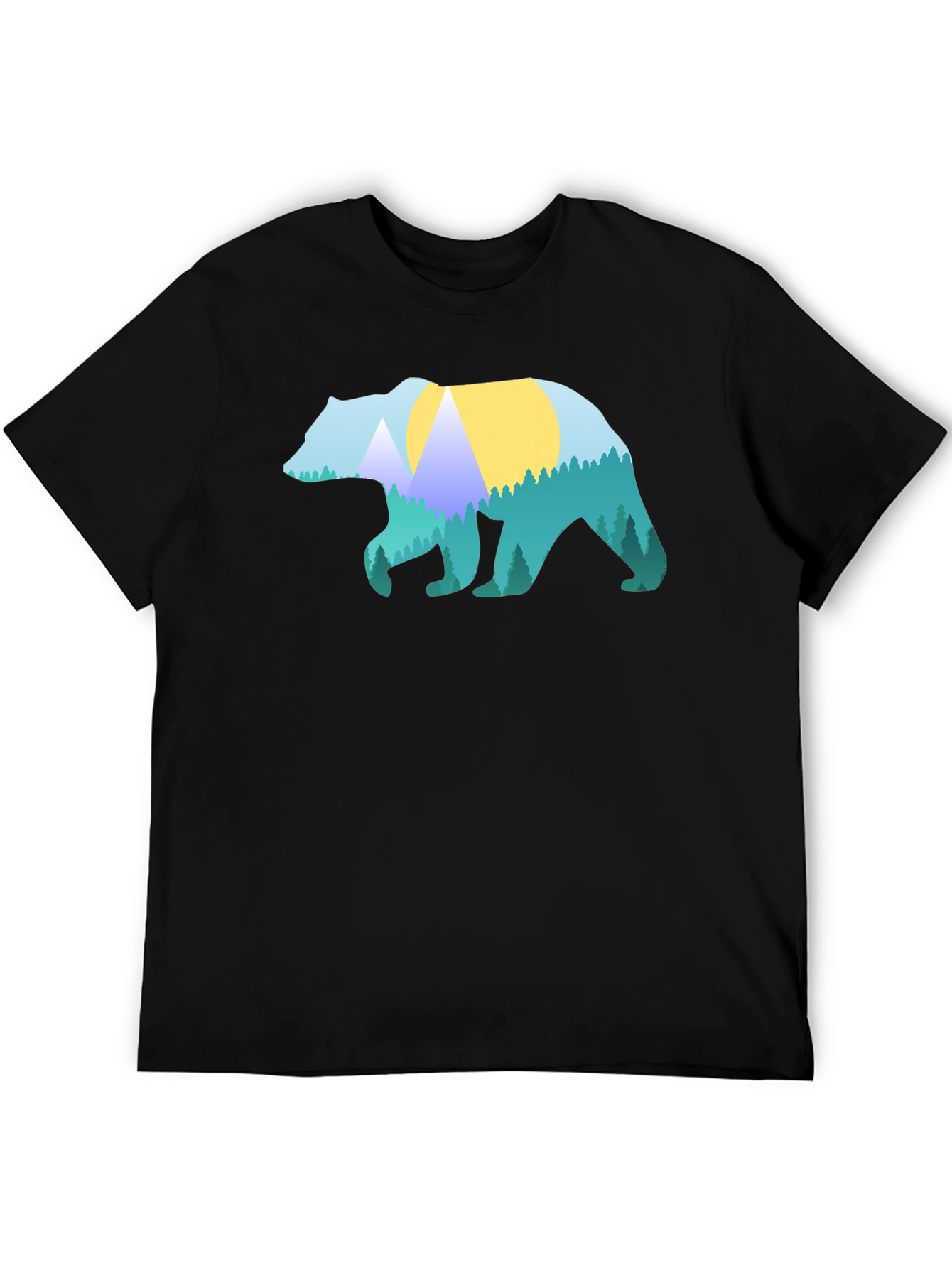 Nature Bear Graphic T-Shirt