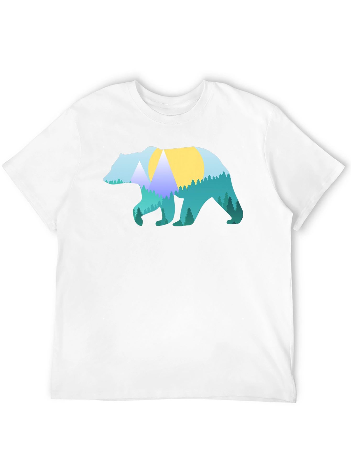 Nature Bear Graphic T-Shirt