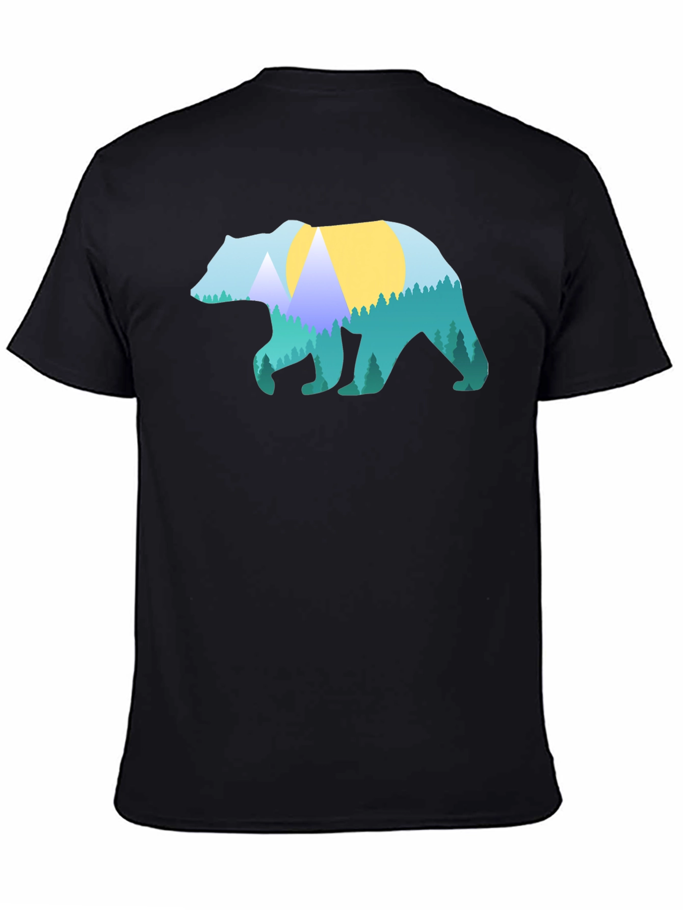 Nature Bear Graphic T-Shirt